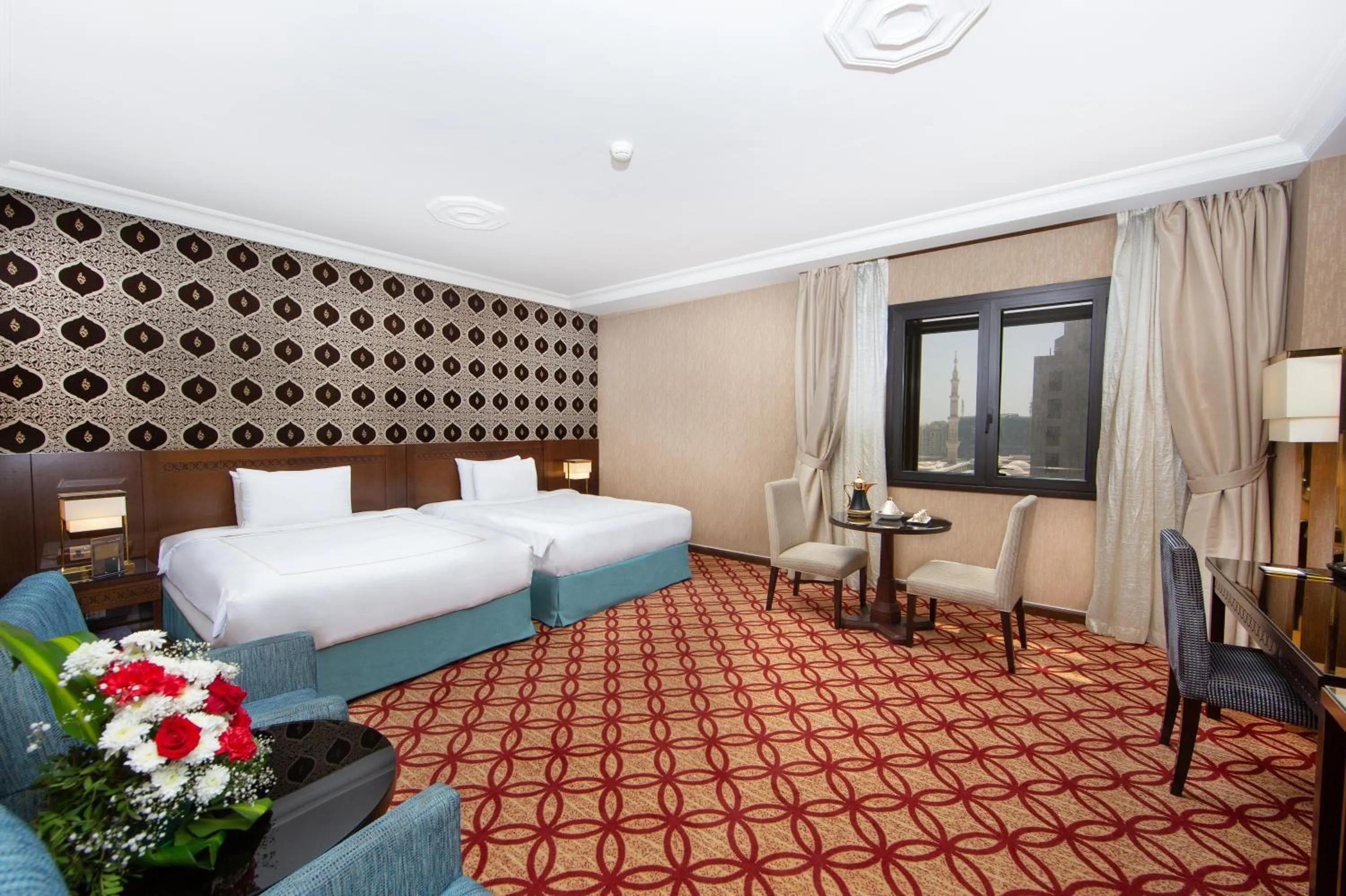 Bed in Dallah Taibah Hotel
