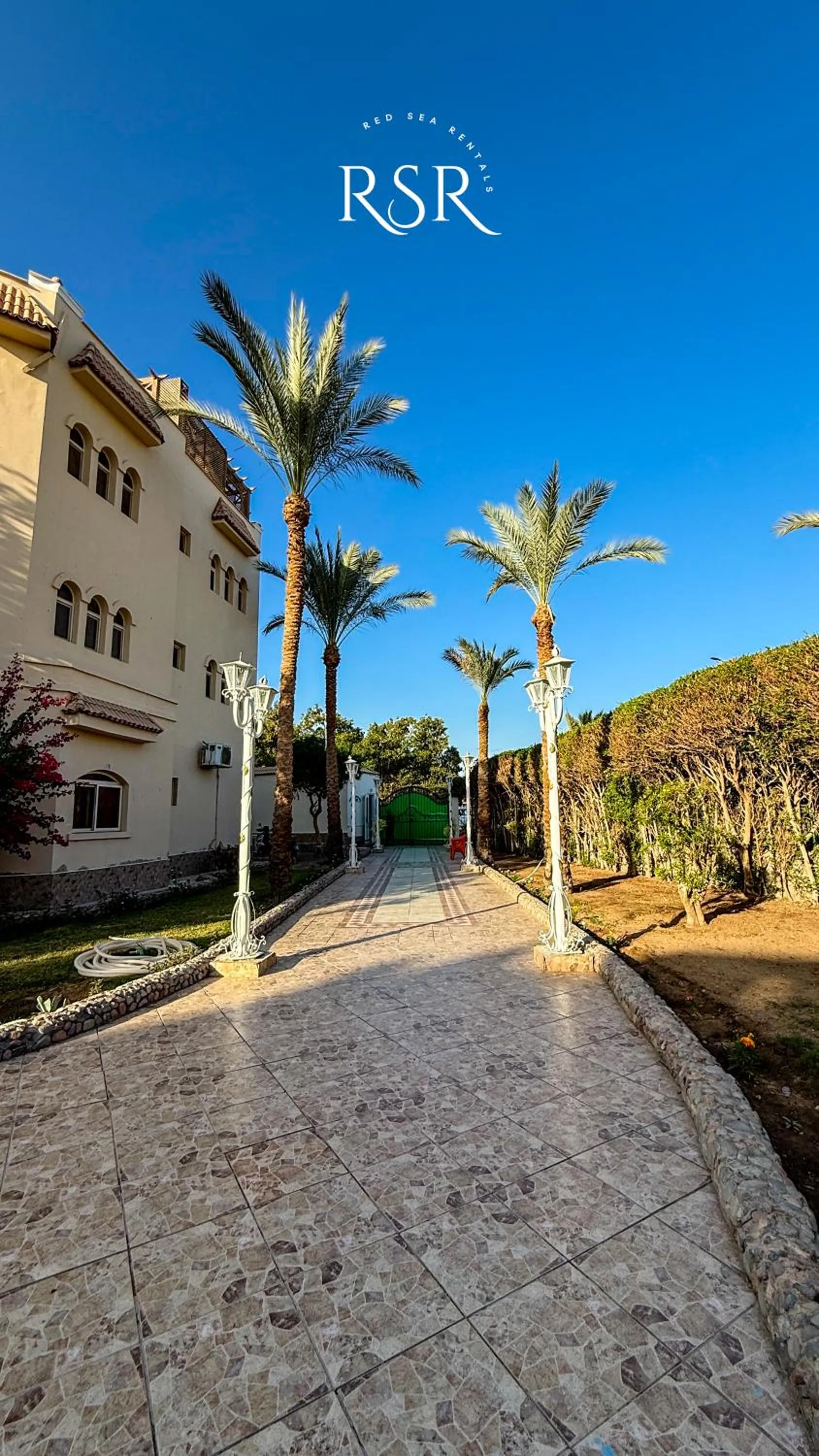 Facade/entrance in Green Garden Resort