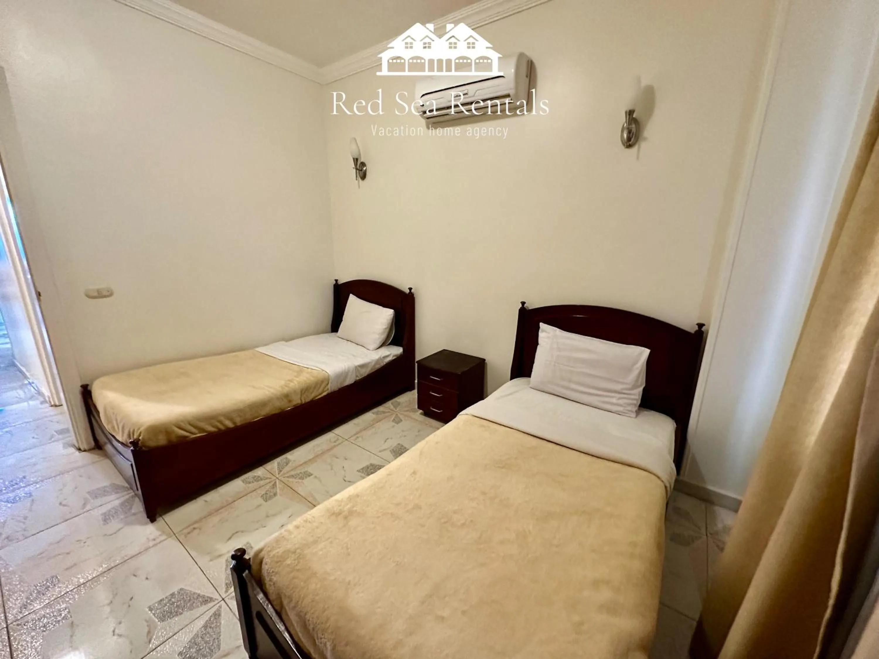 Bed in Green Garden Resort