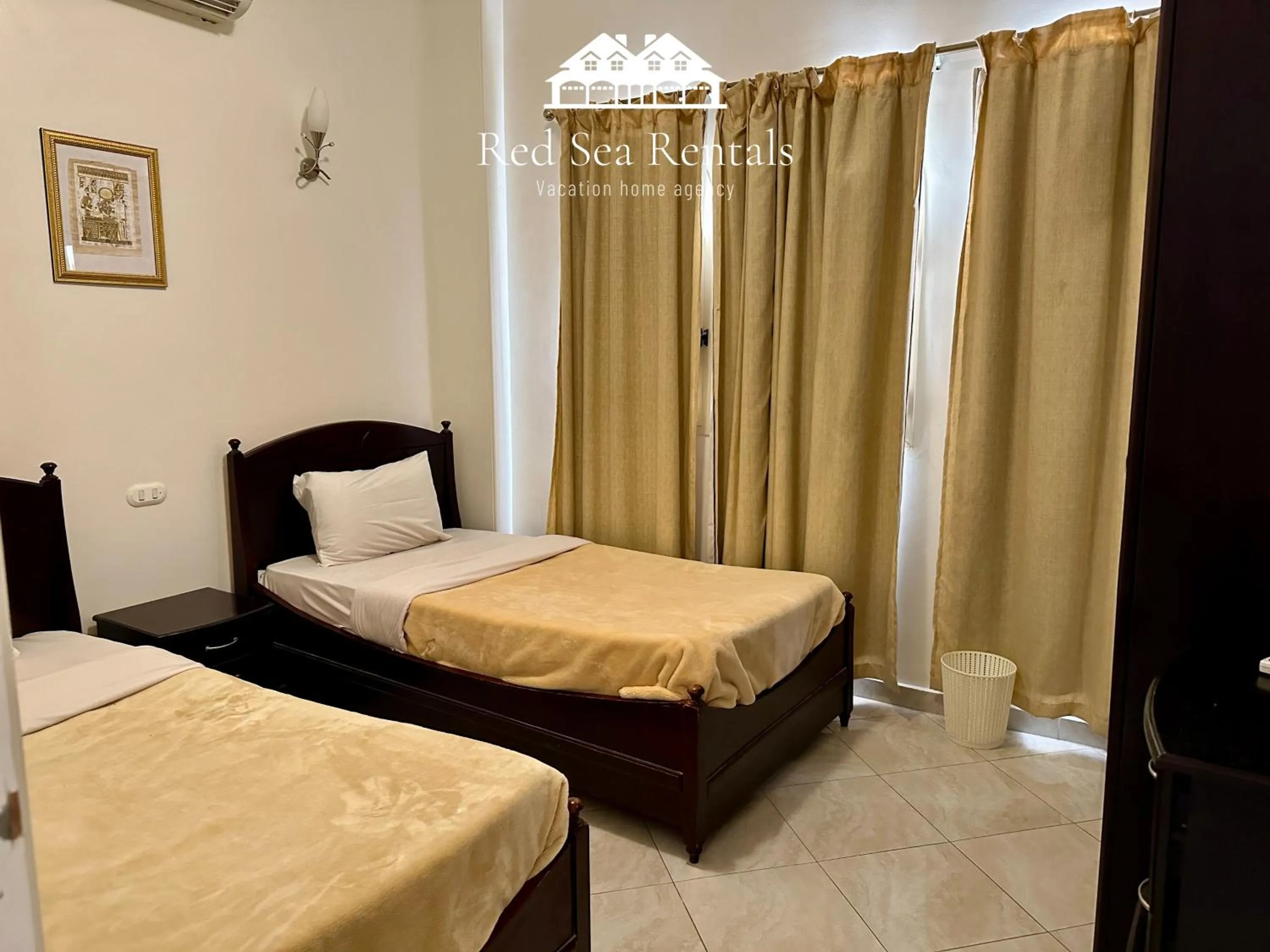 Bed in Green Garden Resort