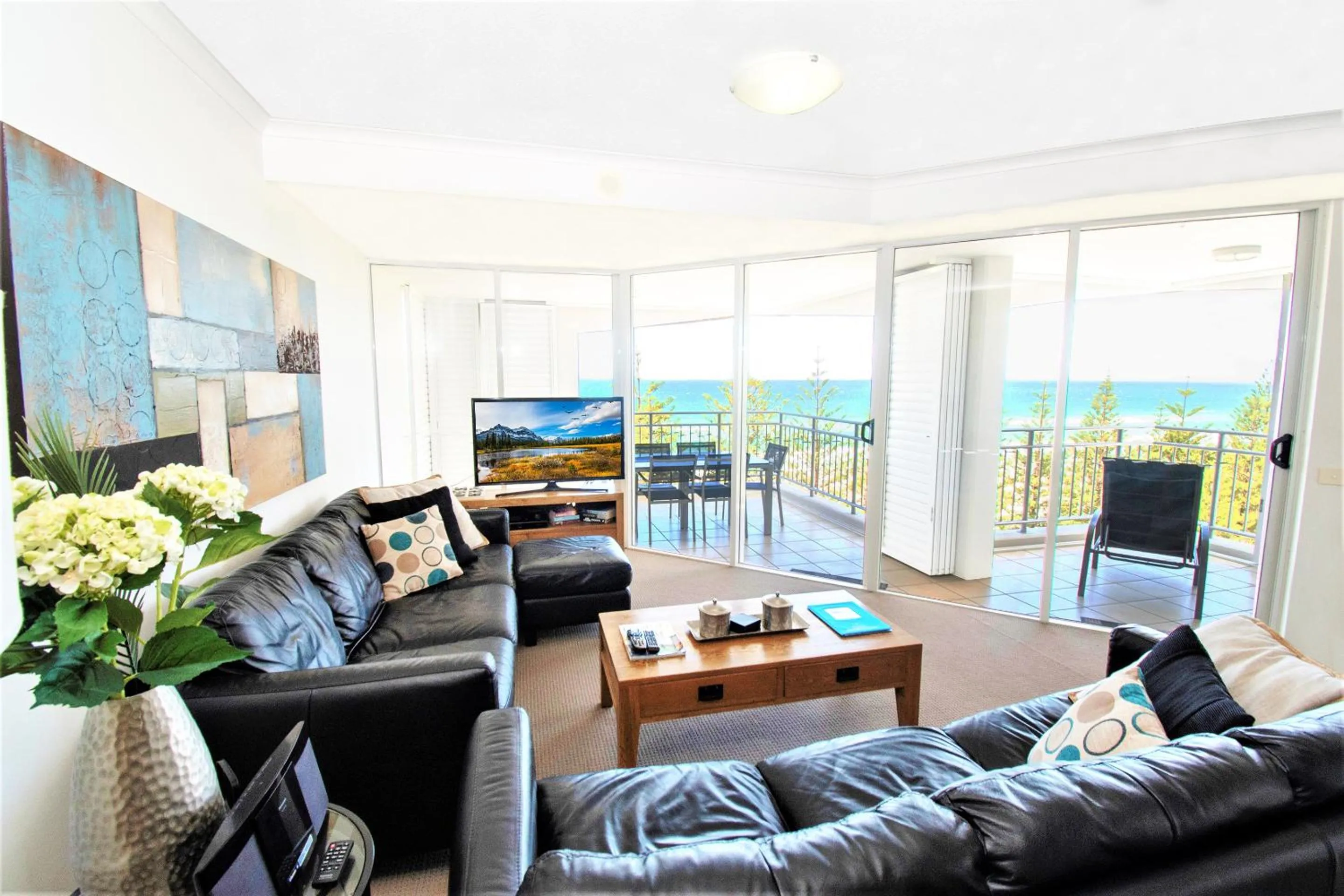 Living room in Indigo Blue