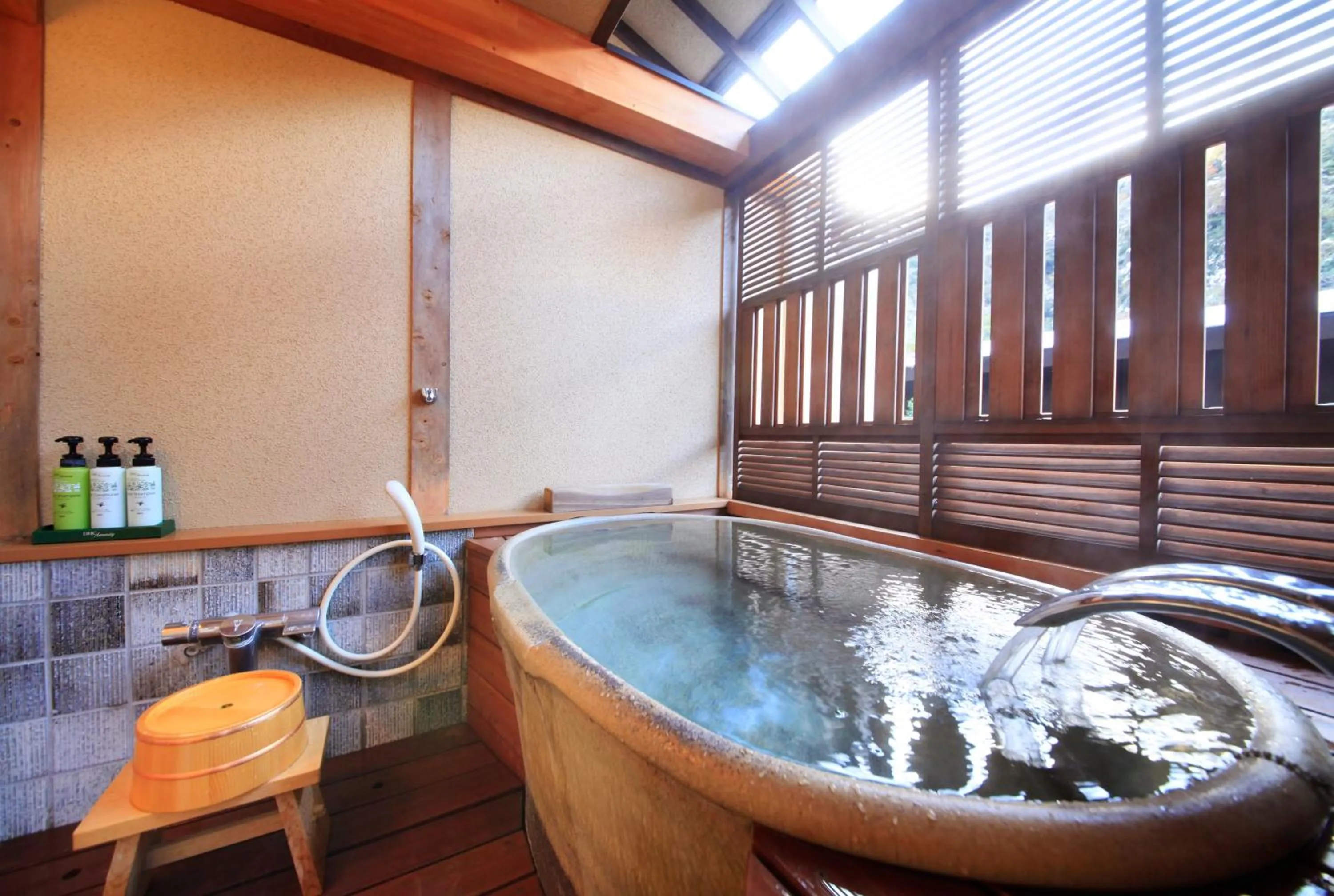 Open Air Bath in Hotel Okada