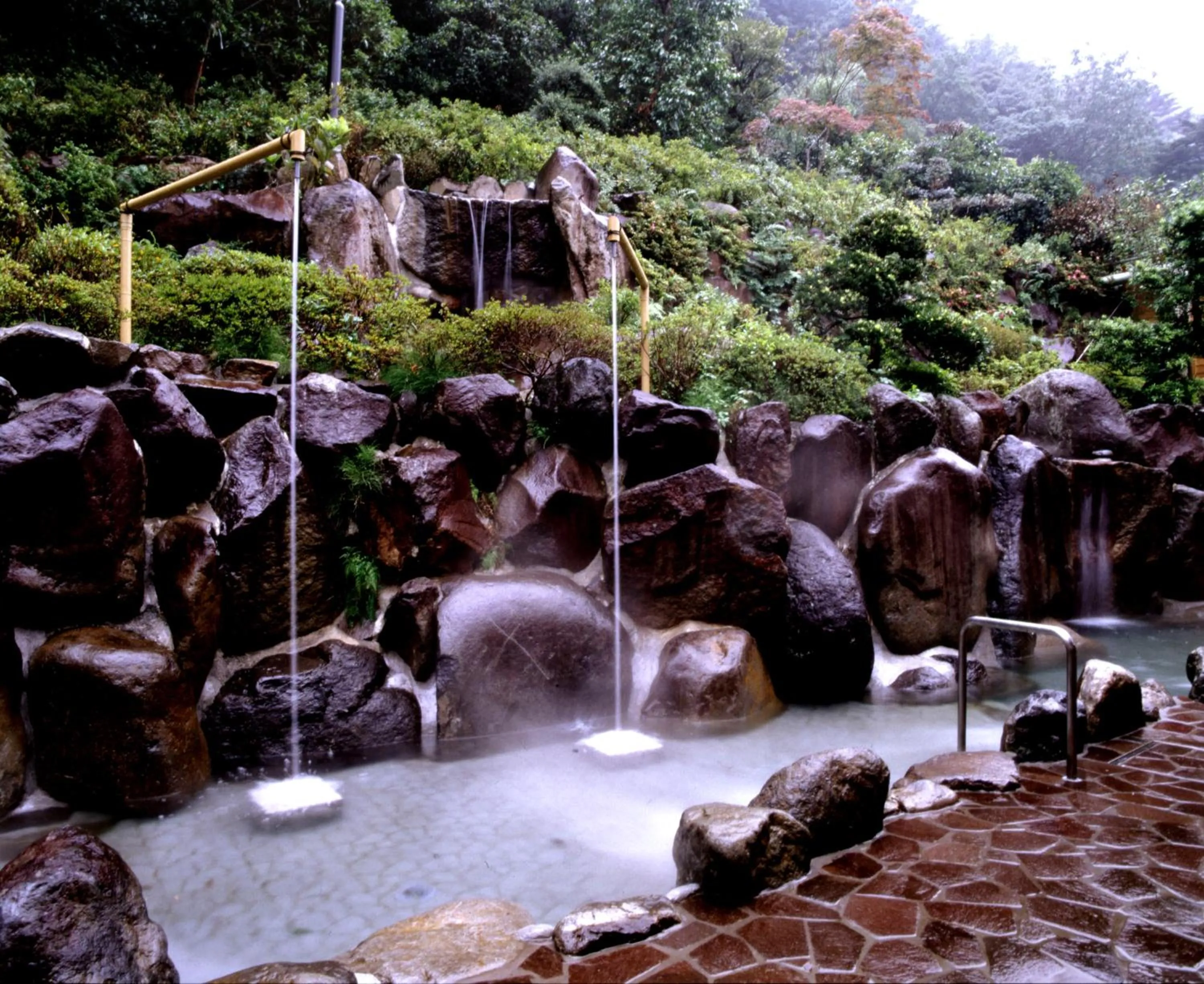Open Air Bath in Hotel Okada