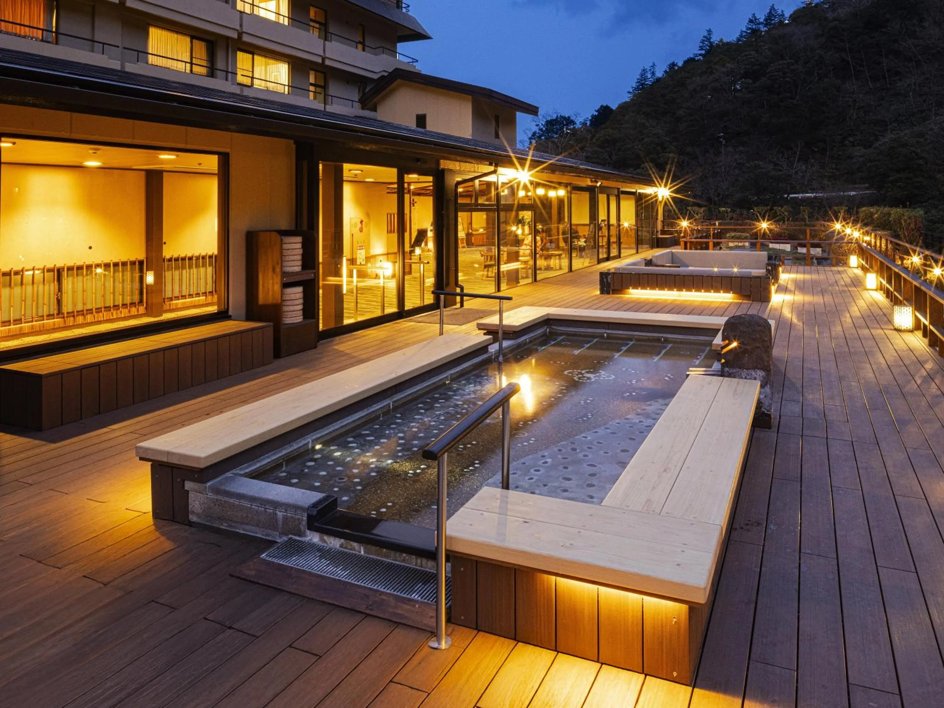 Hot Spring Bath in Hotel Okada