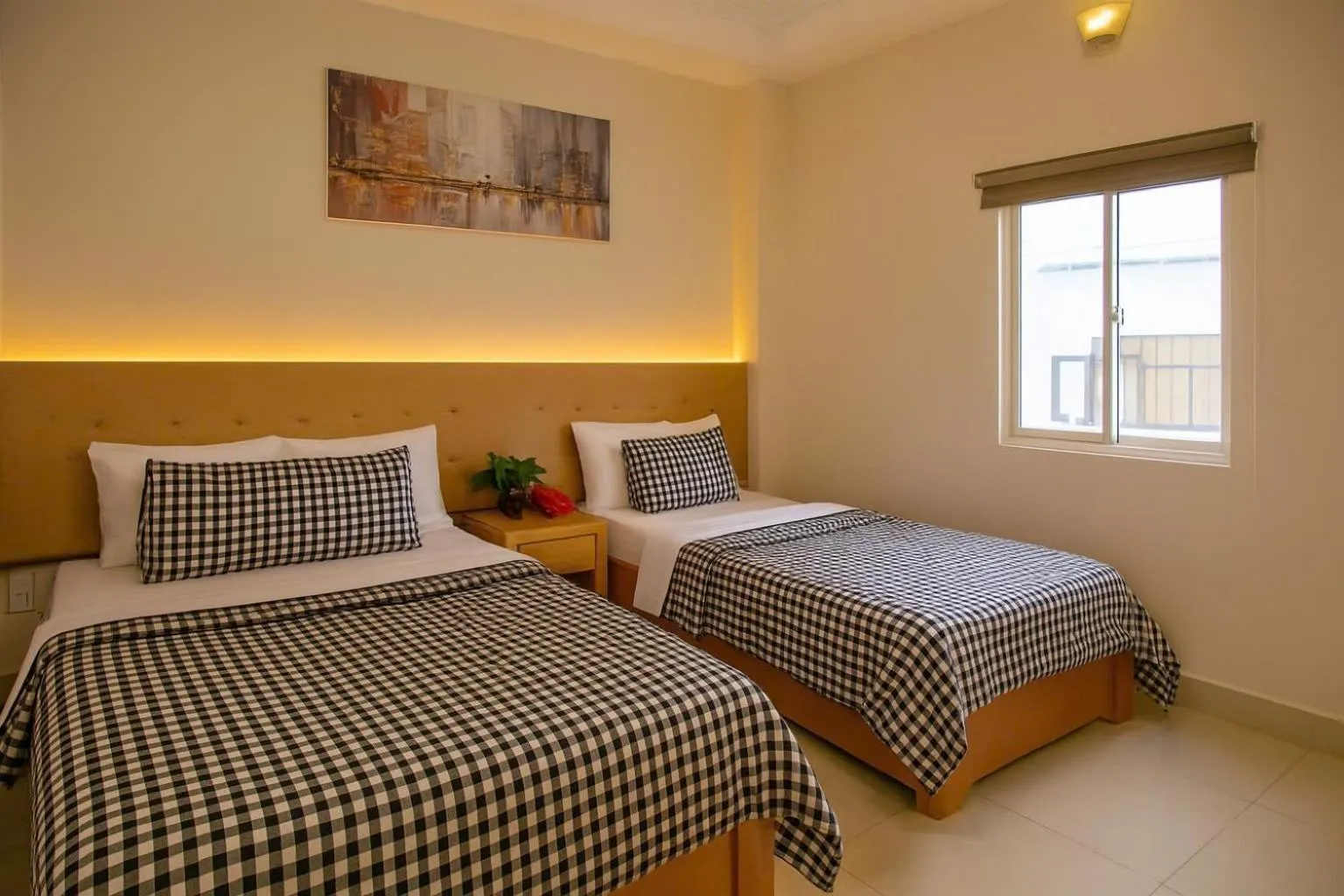 Bed in Phan Anh Hotel - Bui Vien Walking Street