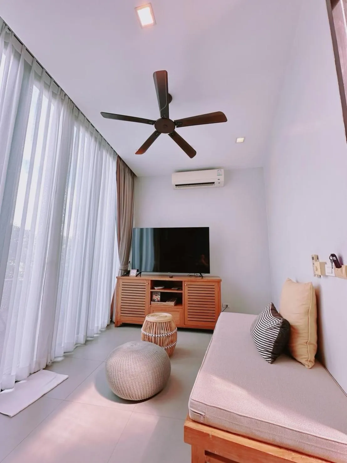 Living room, Bed in Zensala Riverpark Resort-SHA Extra Plus