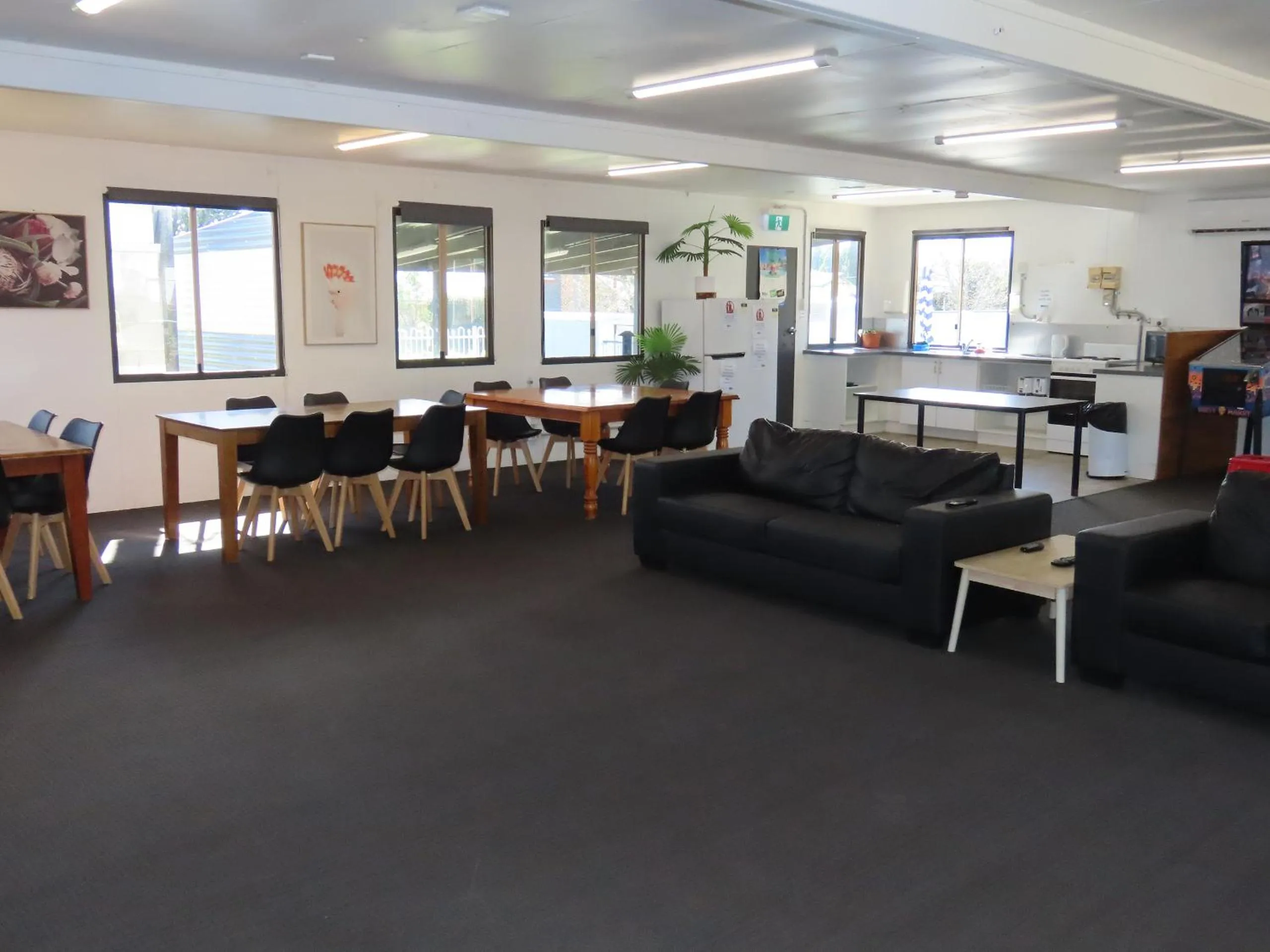 Communal lounge/ TV room in BIG4 Toowoomba Garden City Holiday Park