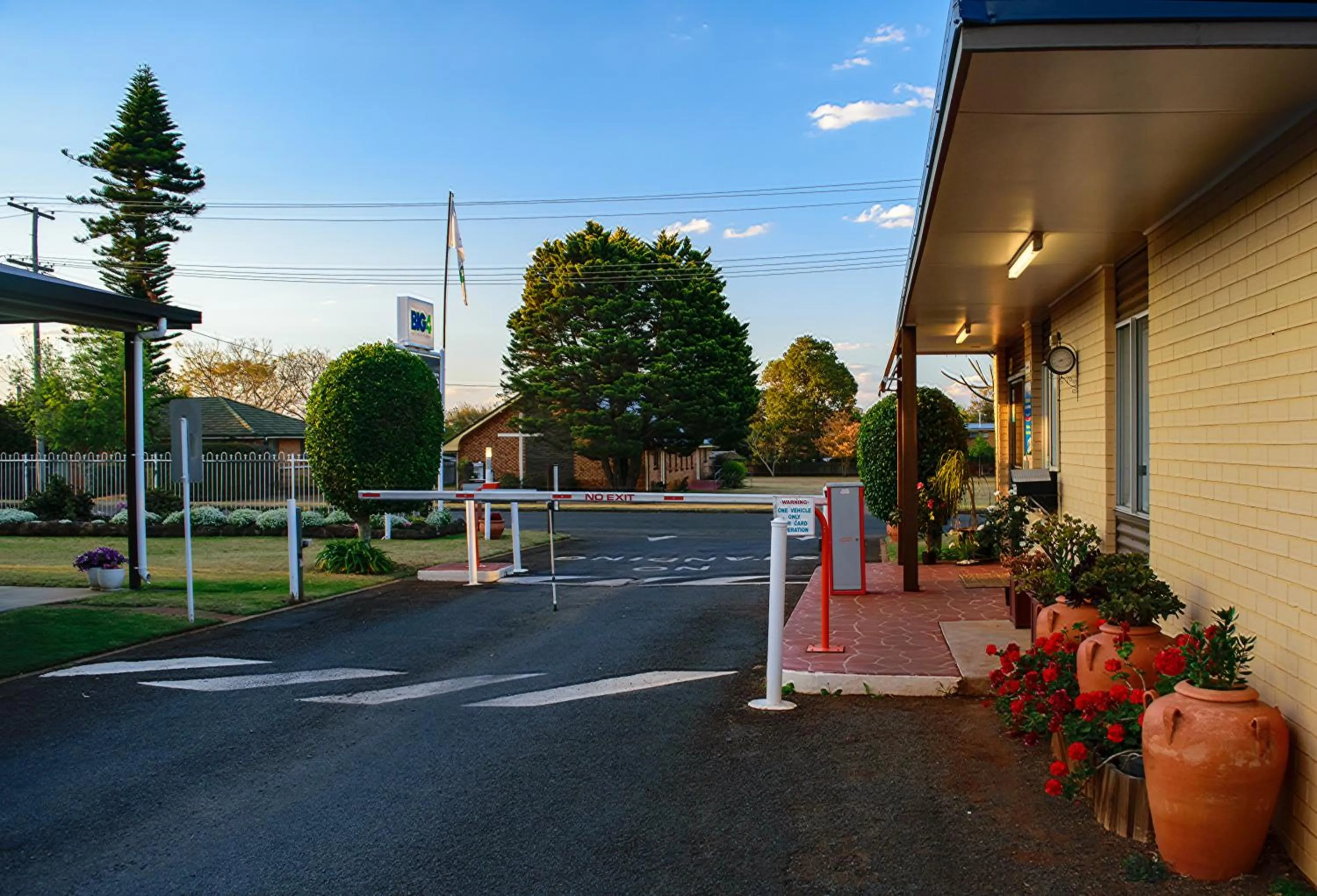 Facade/entrance in BIG4 Toowoomba Garden City Holiday Park