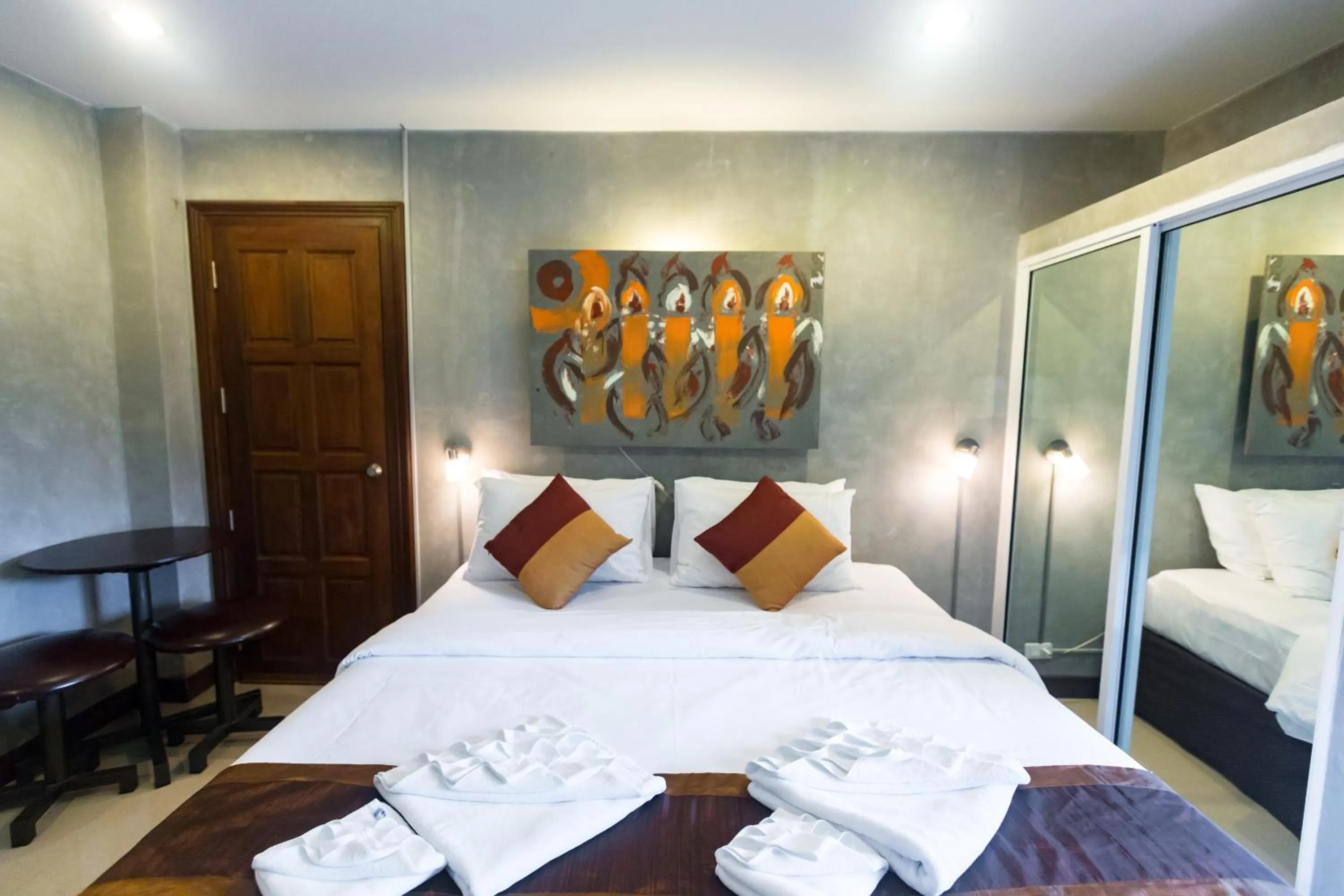 Bed in Baan Kamala Fantasea Hotel