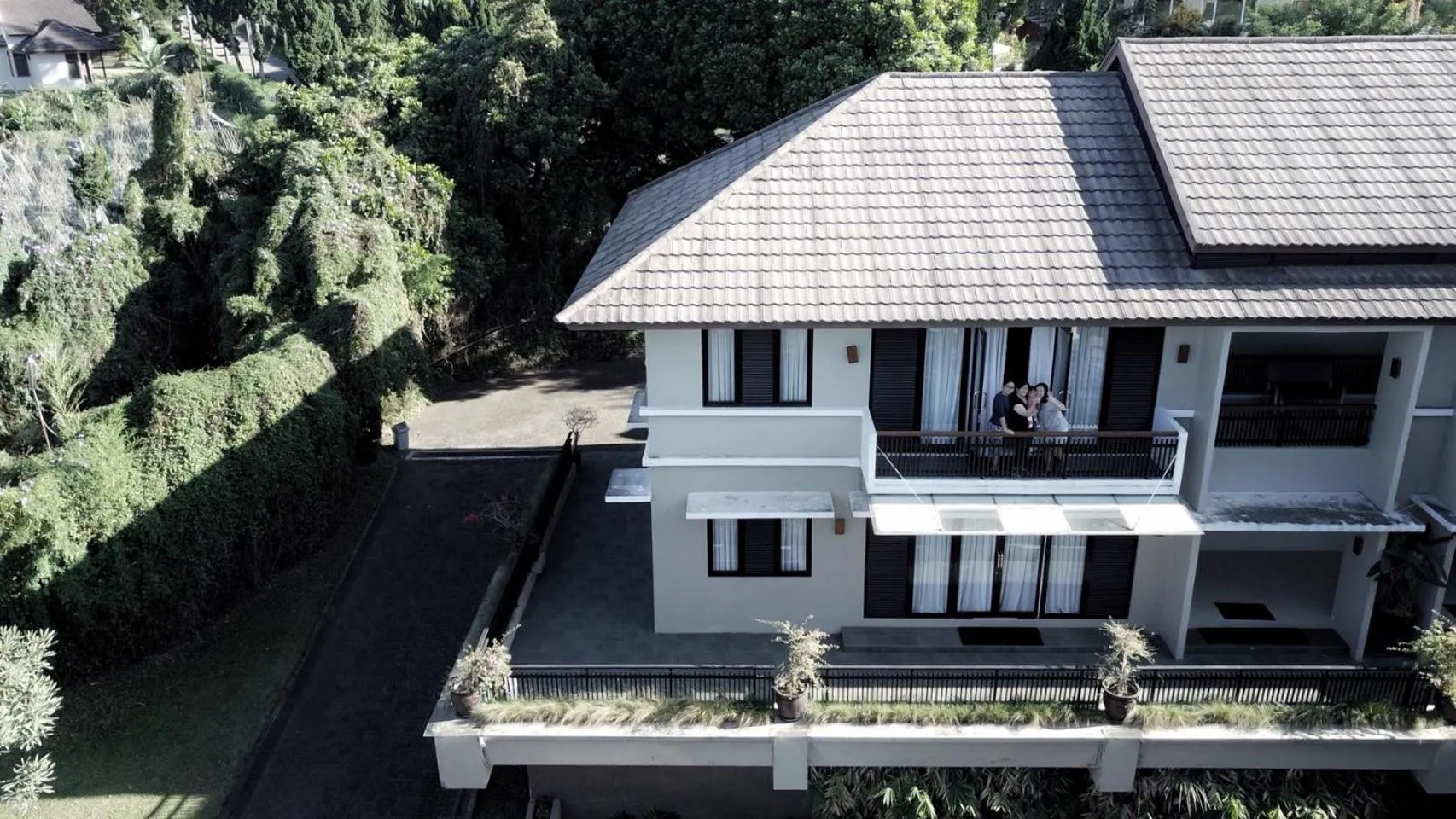 Bird's eye view in Lembang Asri Resort