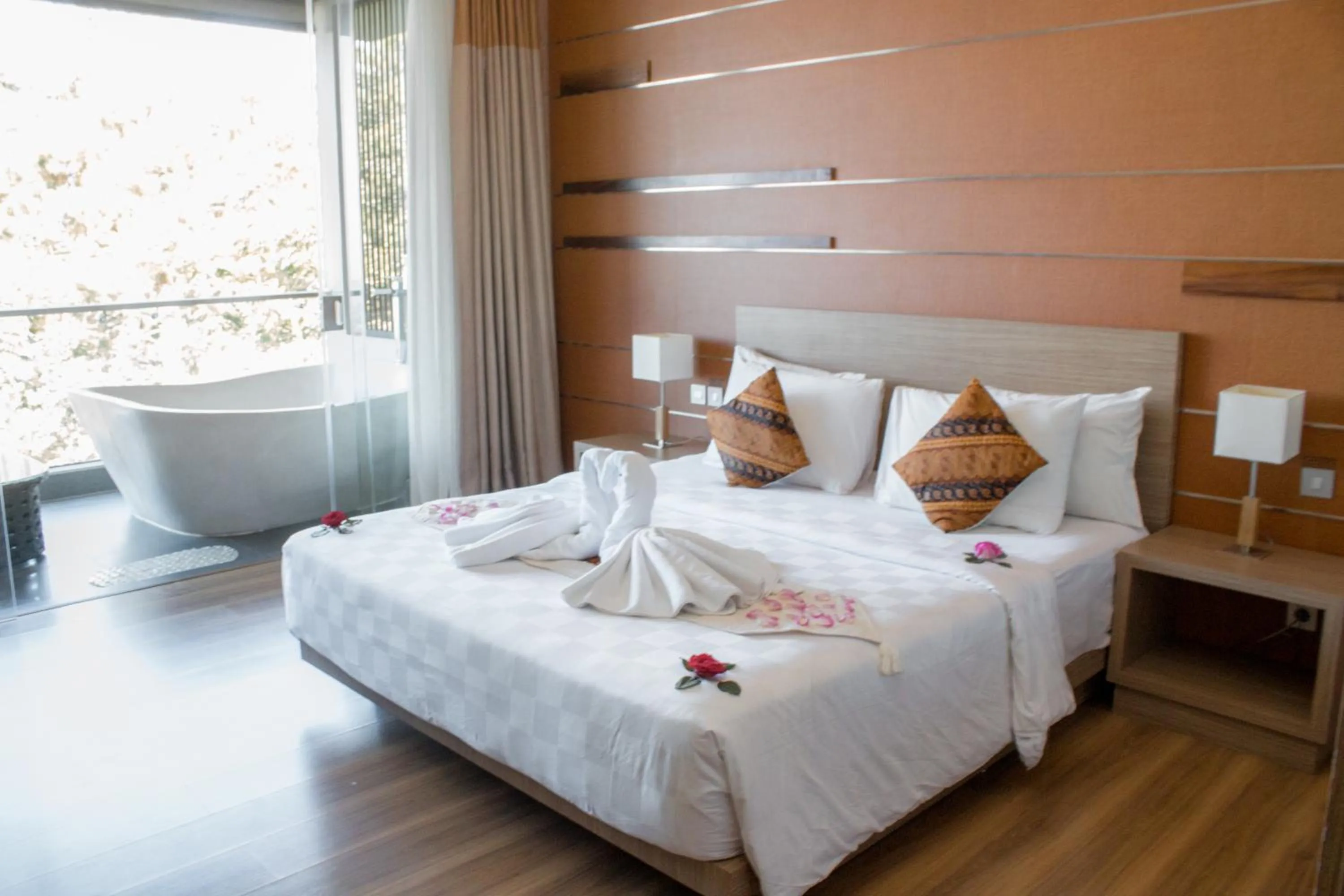 Bedroom, Bed in Lembang Asri Resort