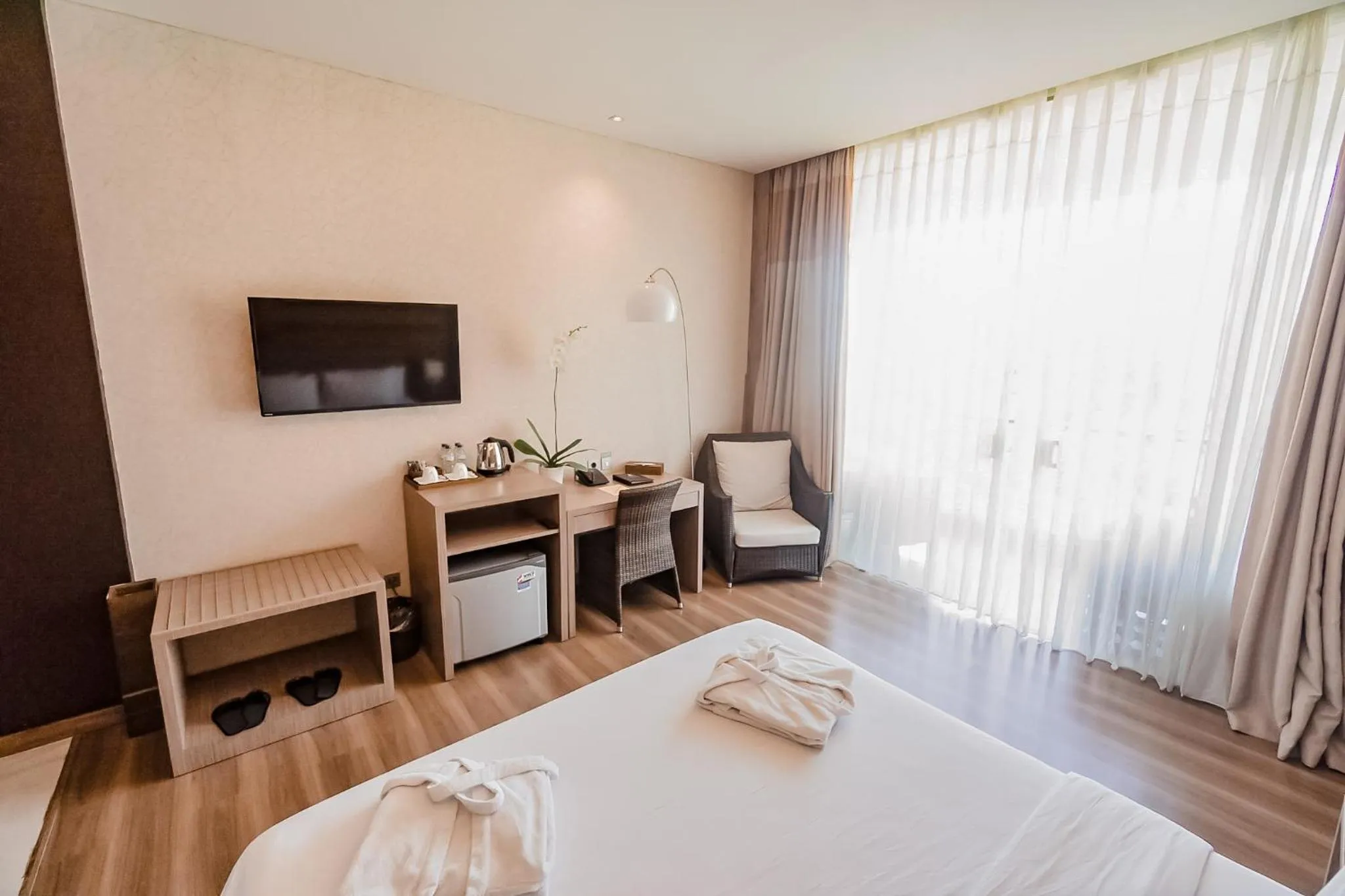 Photo of the whole room, Bed in Lembang Asri Resort