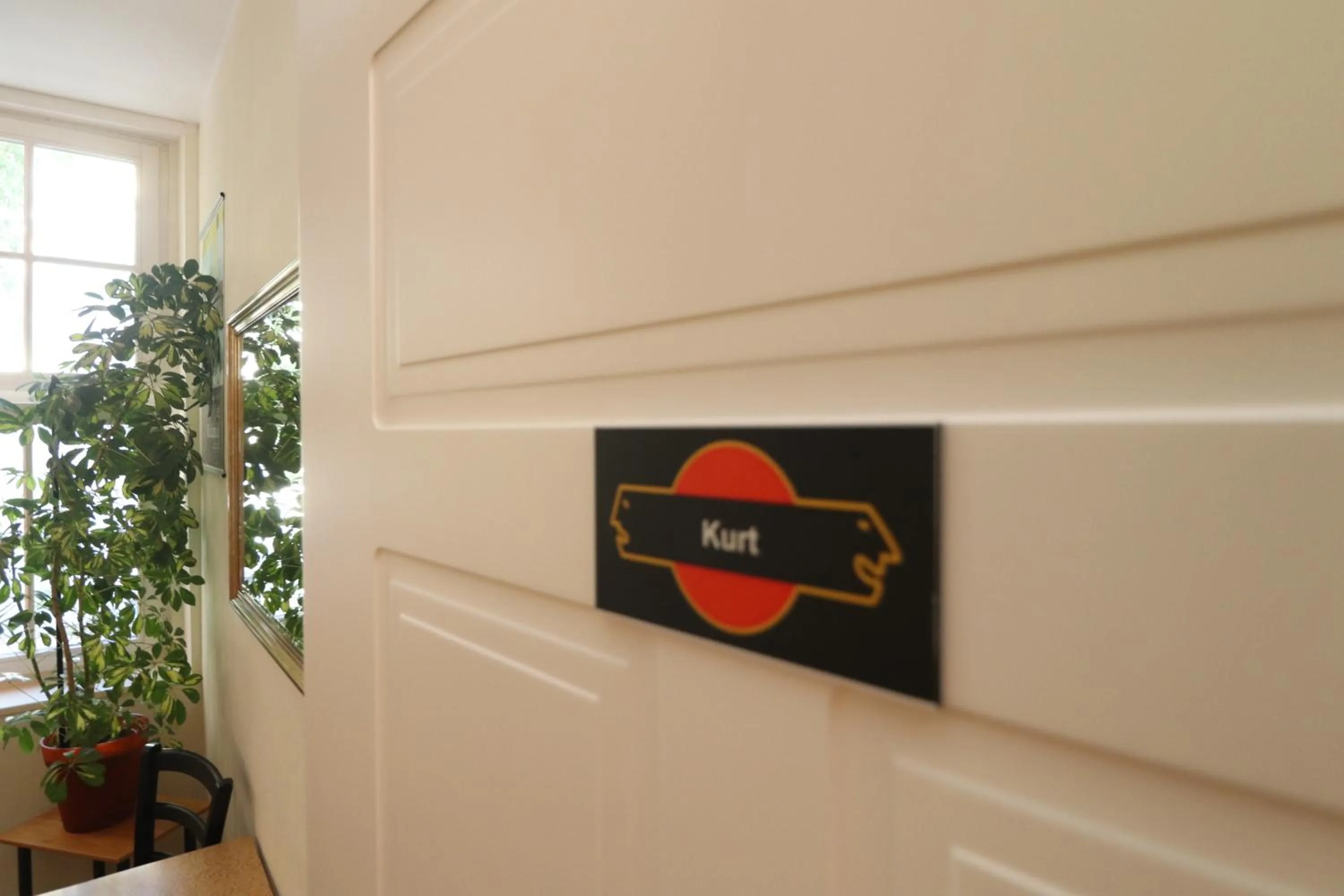 Decorative detail in OPERA Hostel