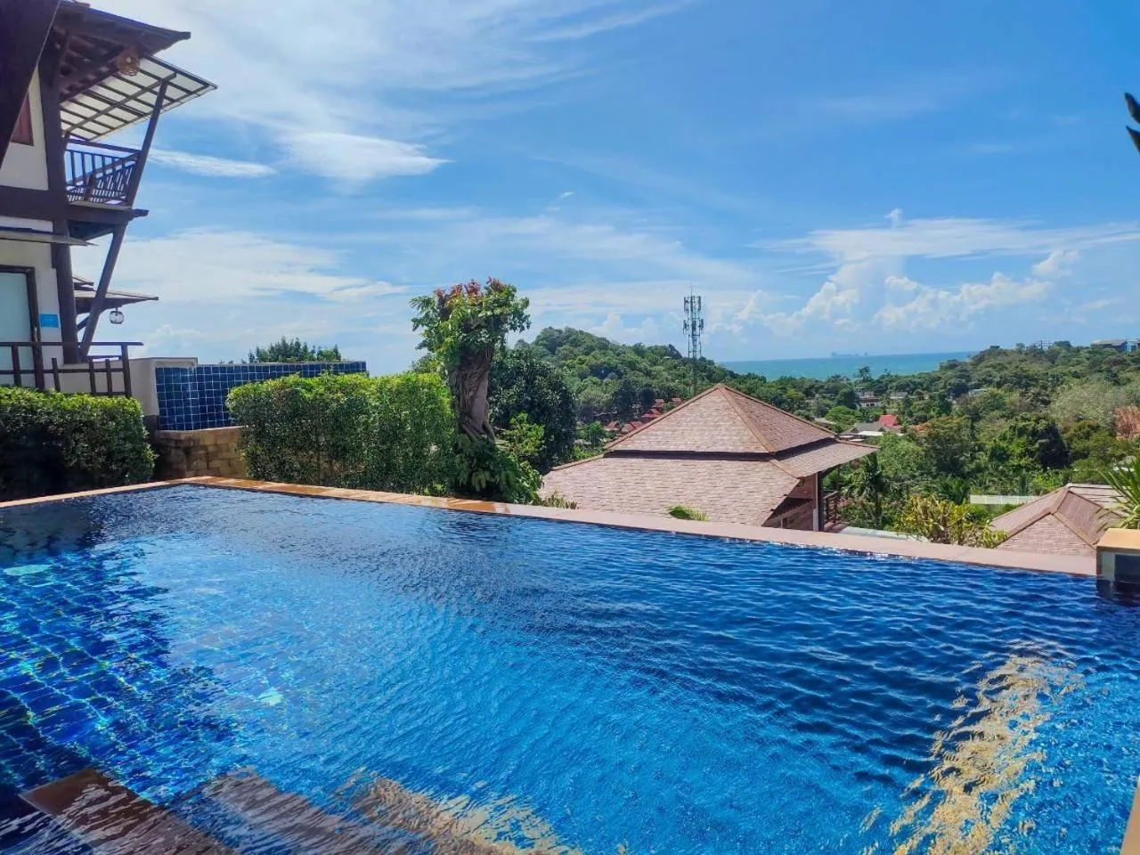 Pool view in Puteri Lanta Family Villas