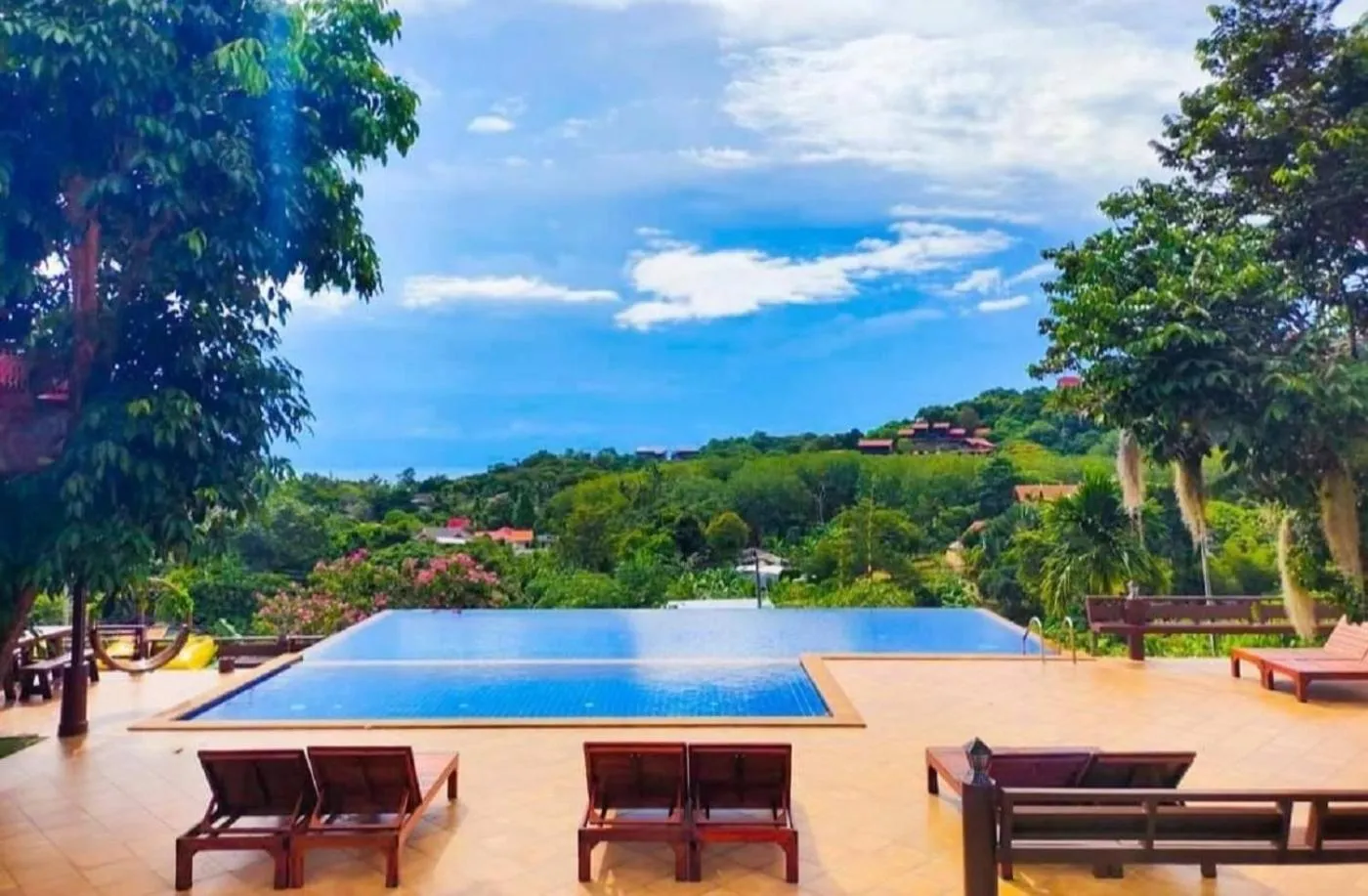 Pool view in Puteri Lanta Family Villas
