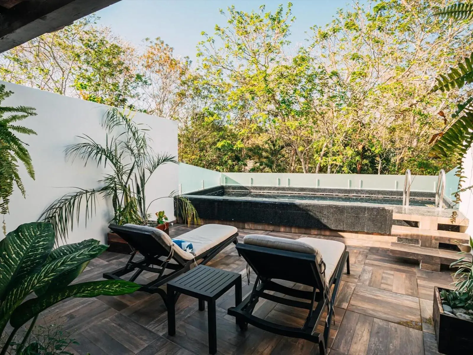 Patio in Mia Bacalar Luxury Resort & Spa