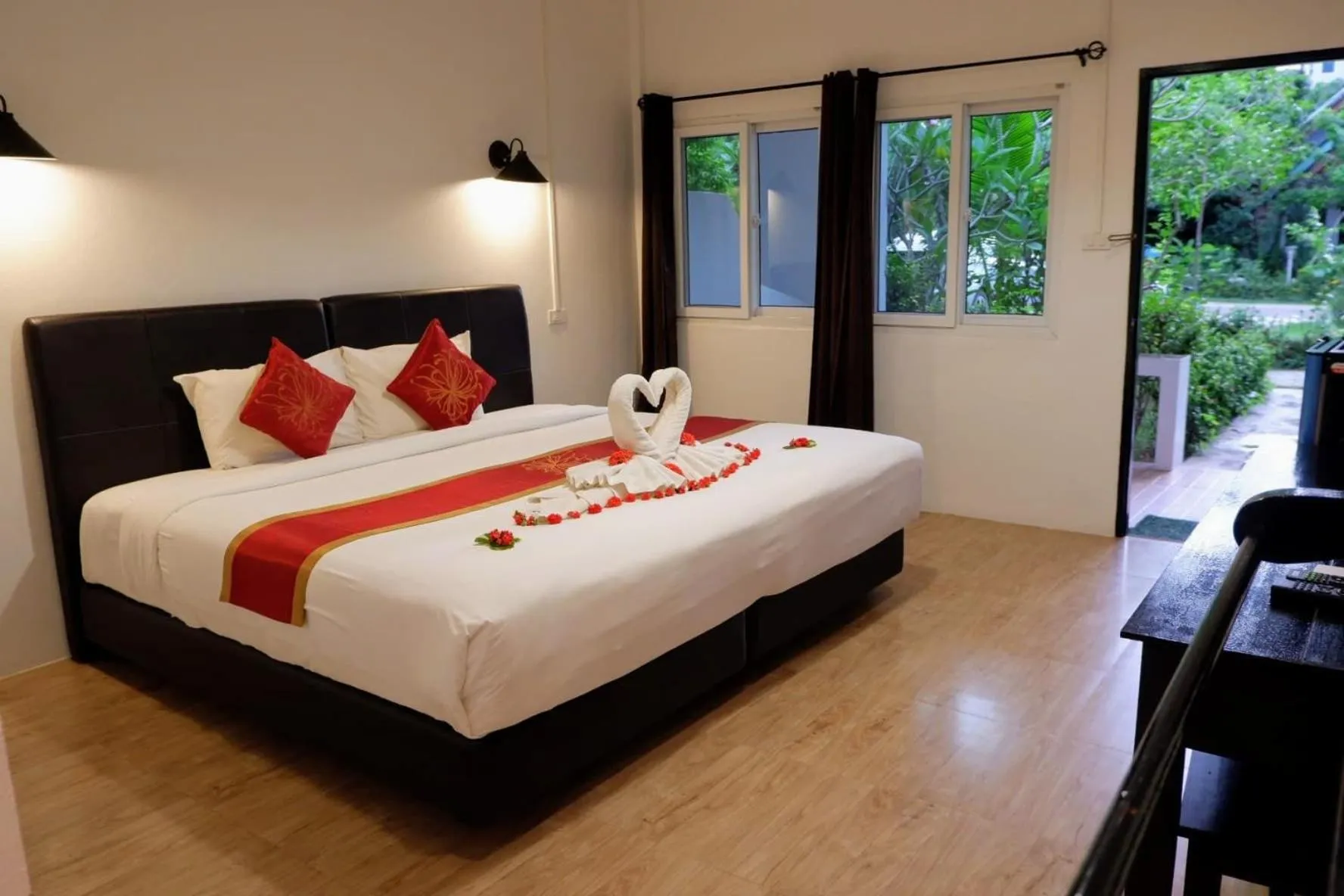 Bed in The Krabi Forest Homestay