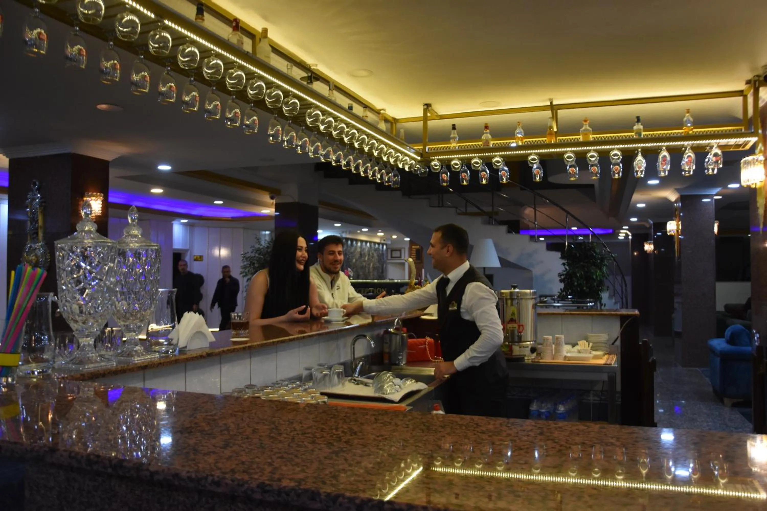Lounge or bar in Malabadi Hotel