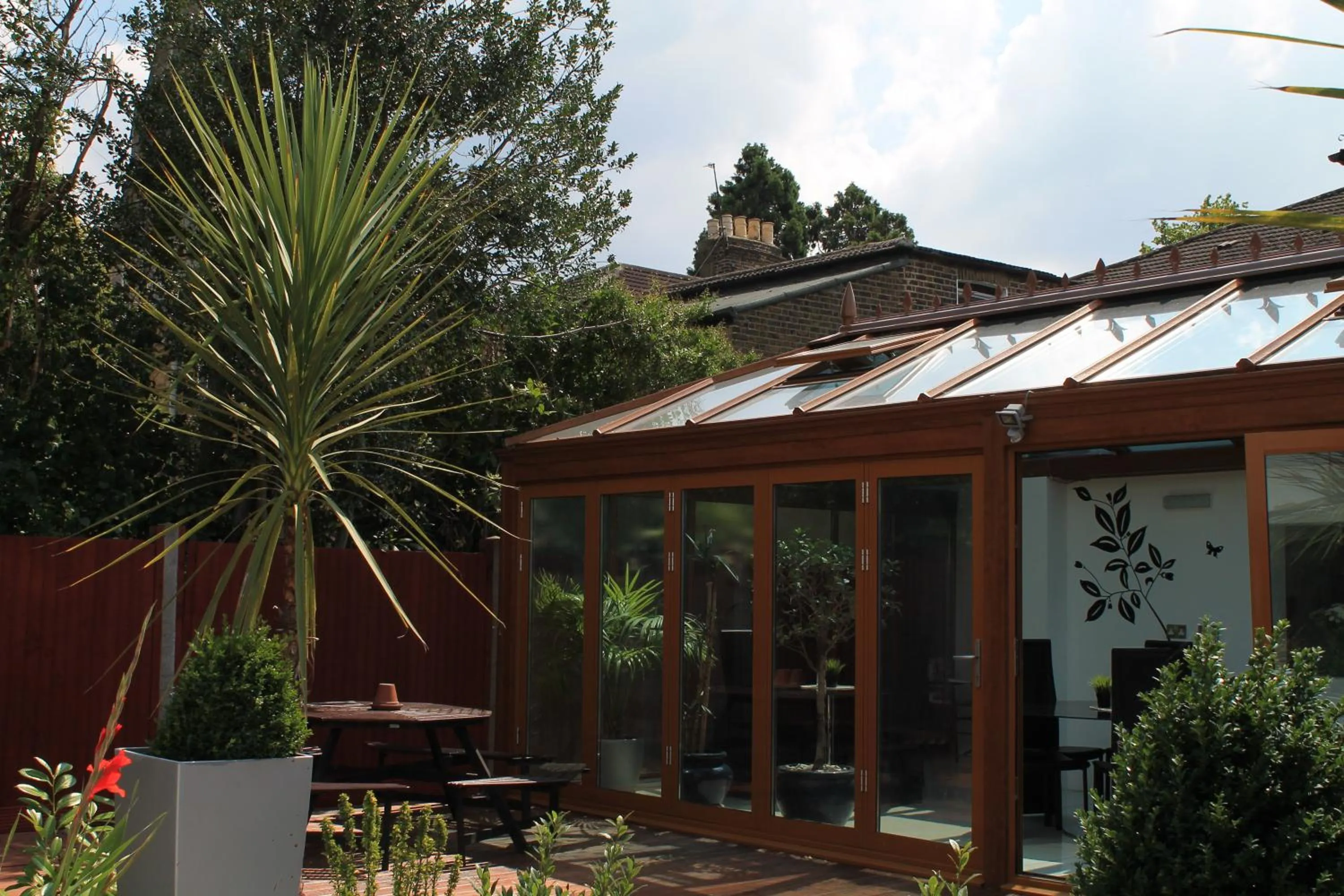 Garden in Skylark Guest House