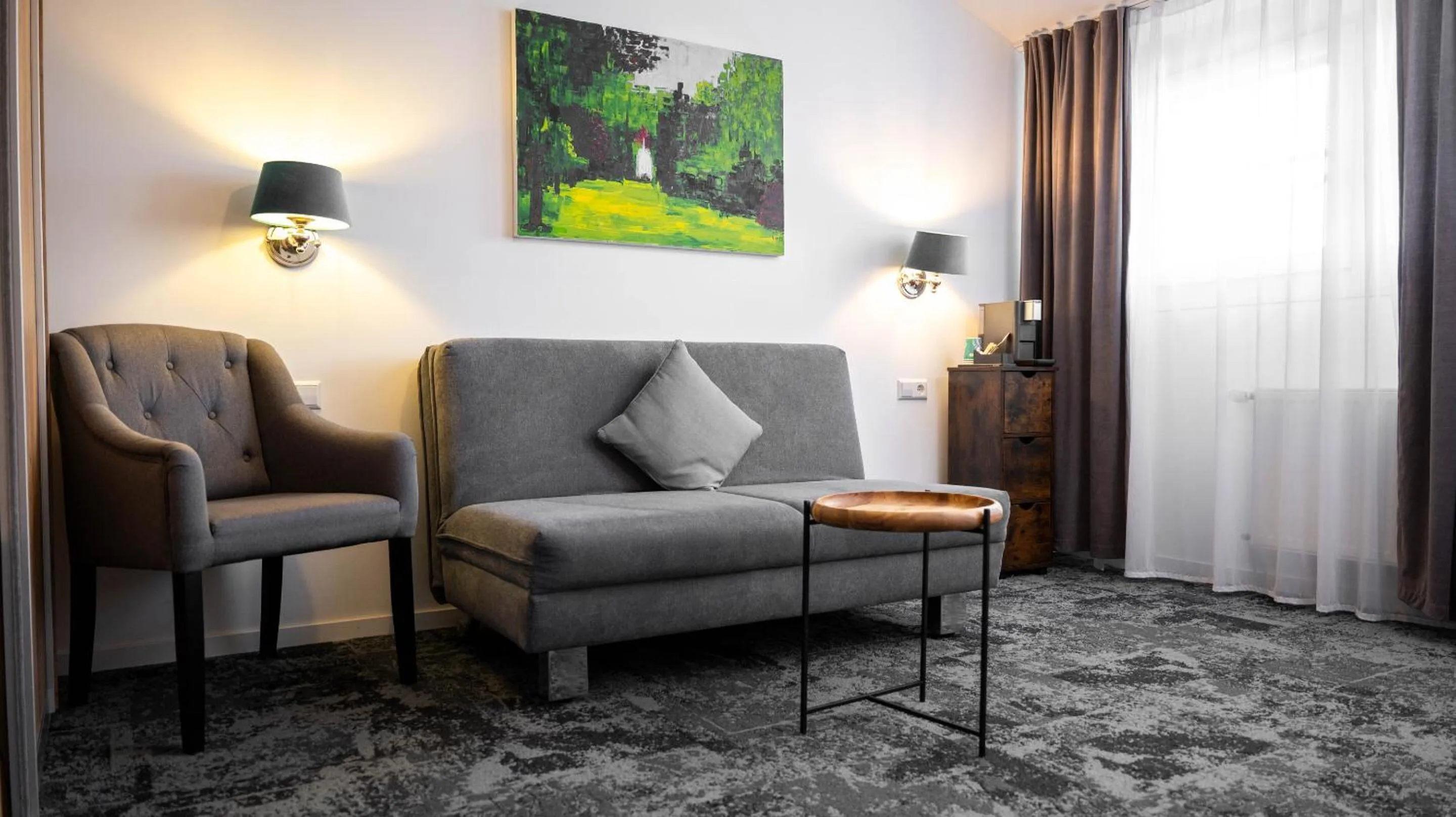 Living room in Das Haus am See