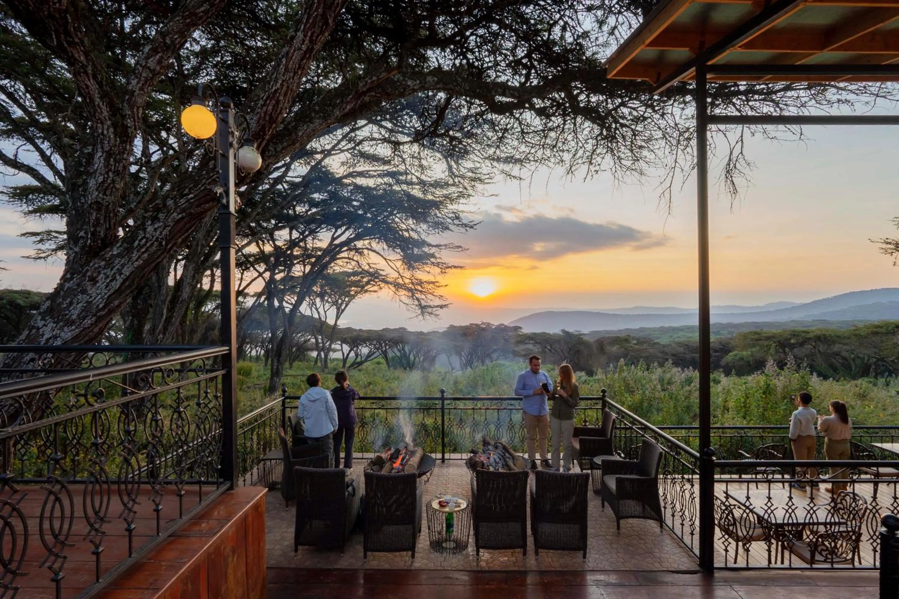 Sunset in Ngorongoro Lion's Paw