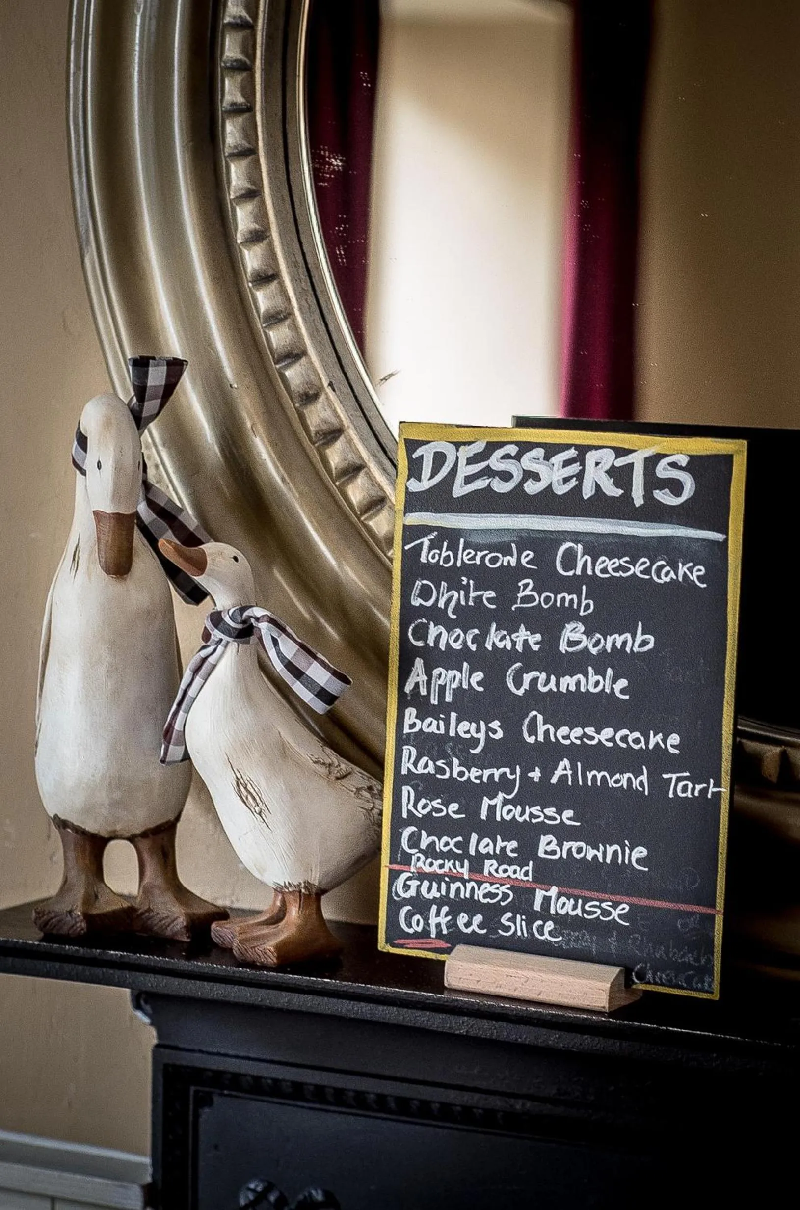 Restaurant/places to eat in Lodge at The Old Barracks