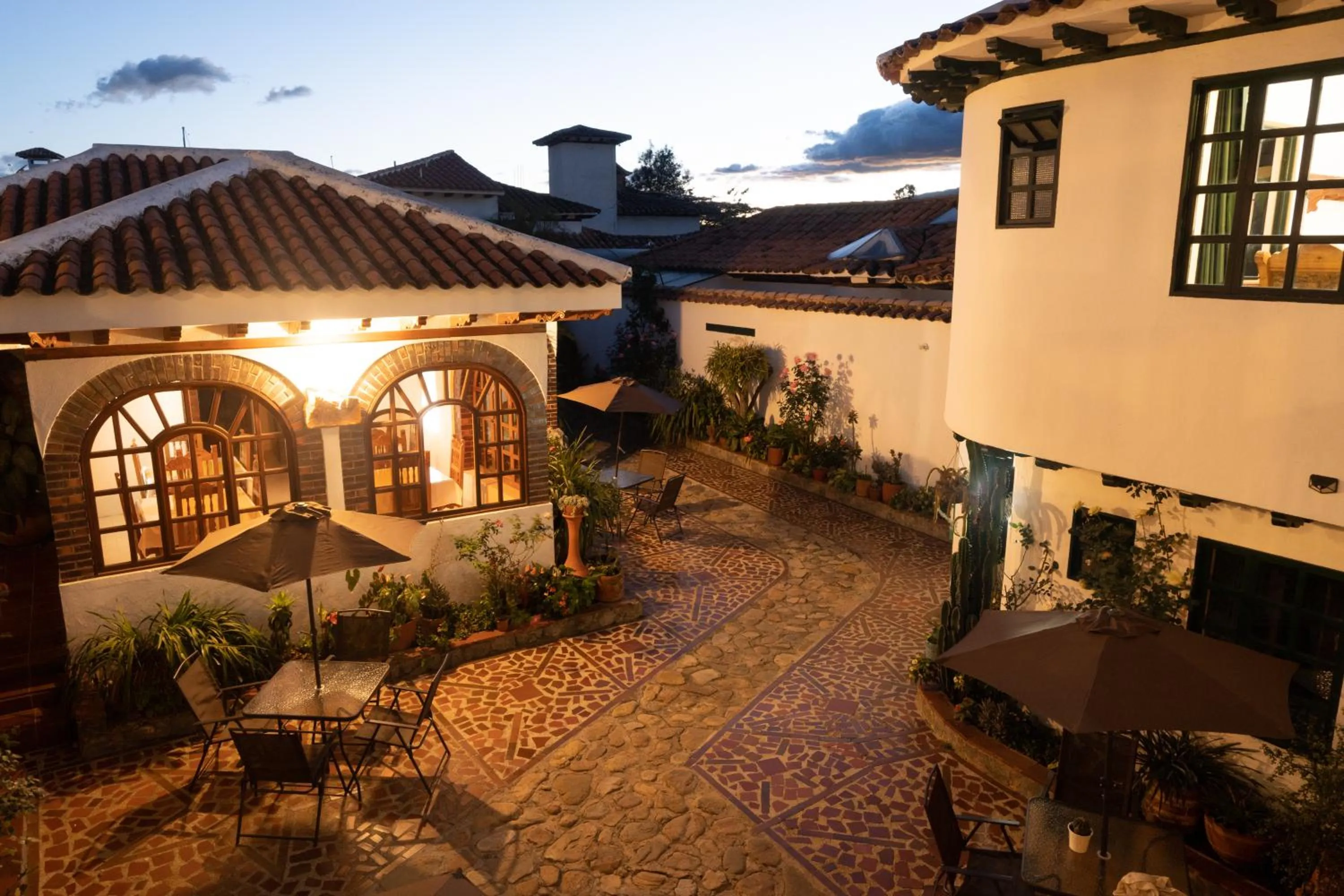 Patio in Hotel Beth Sarim