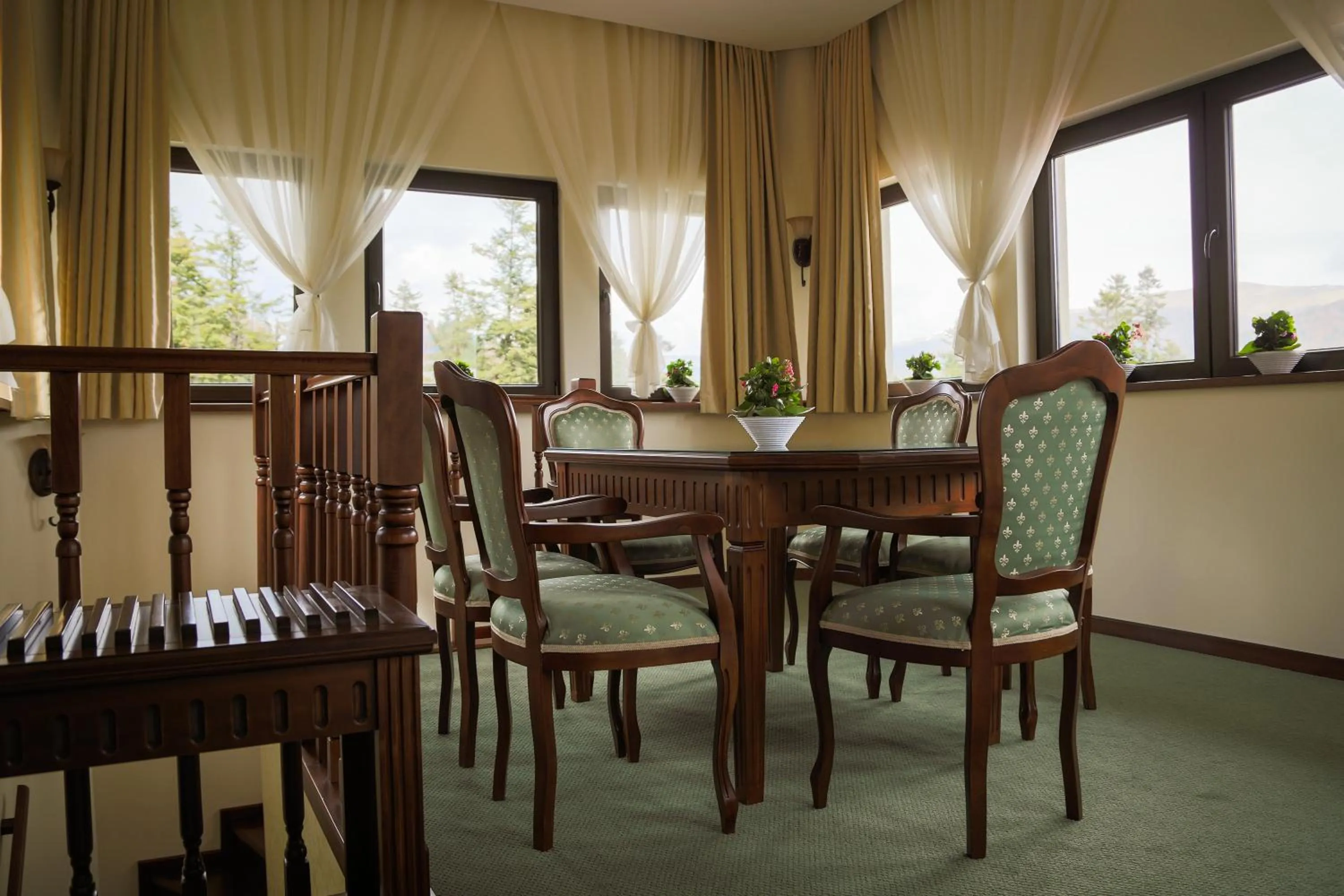 Living room in Hotel Foisorul cu Flori