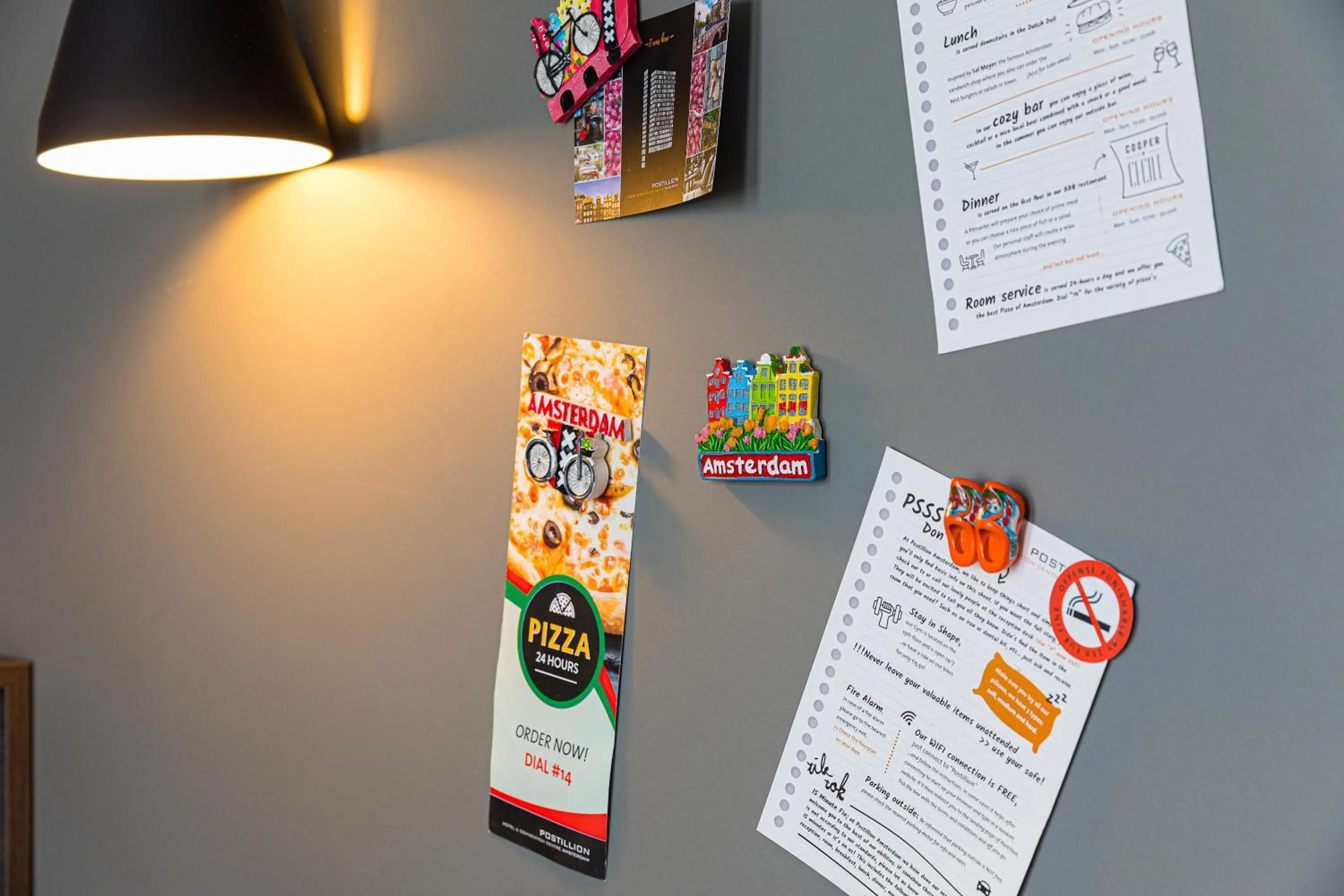 Decorative detail in Postillion Hotel Amsterdam