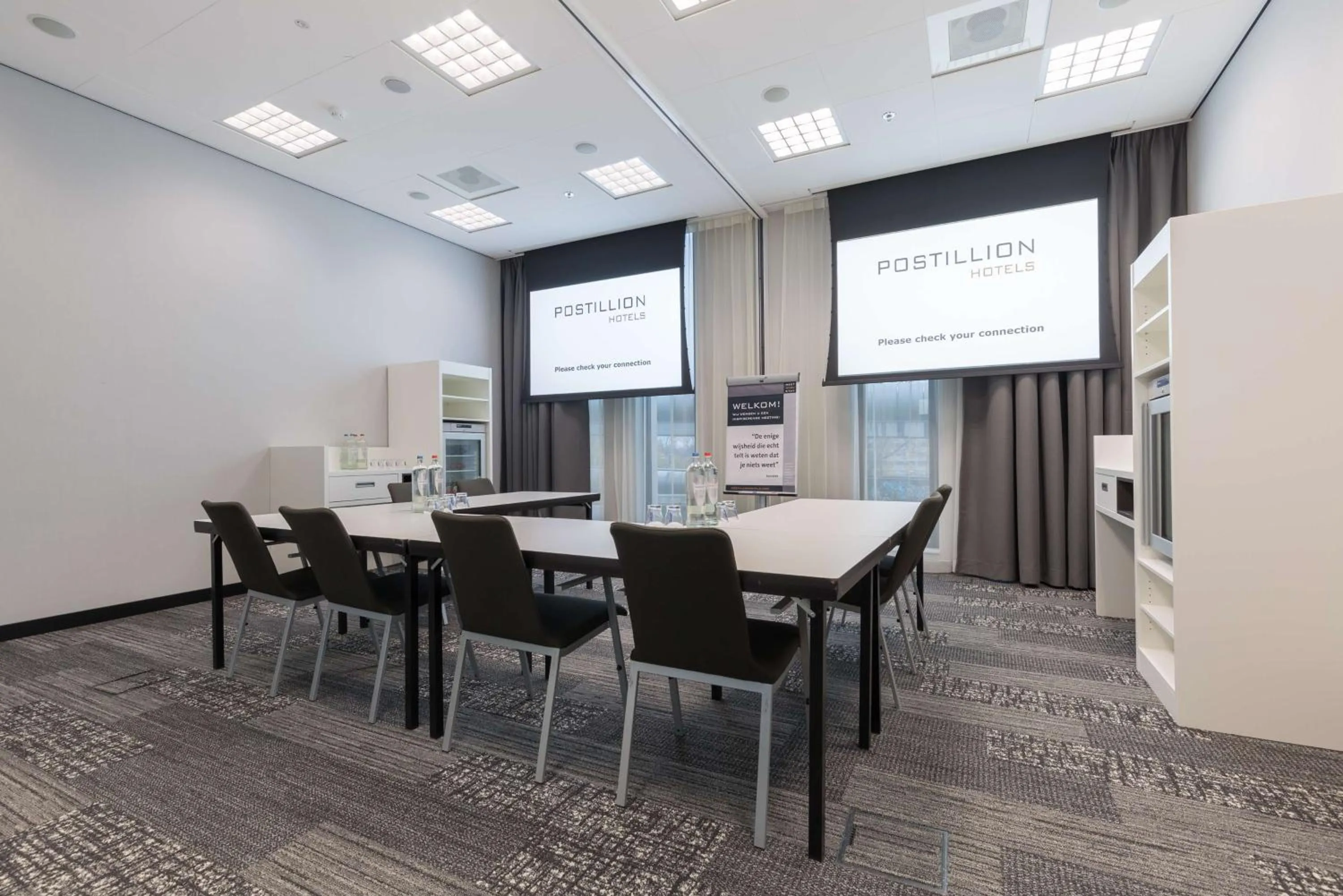 On site in Postillion Hotel Amsterdam