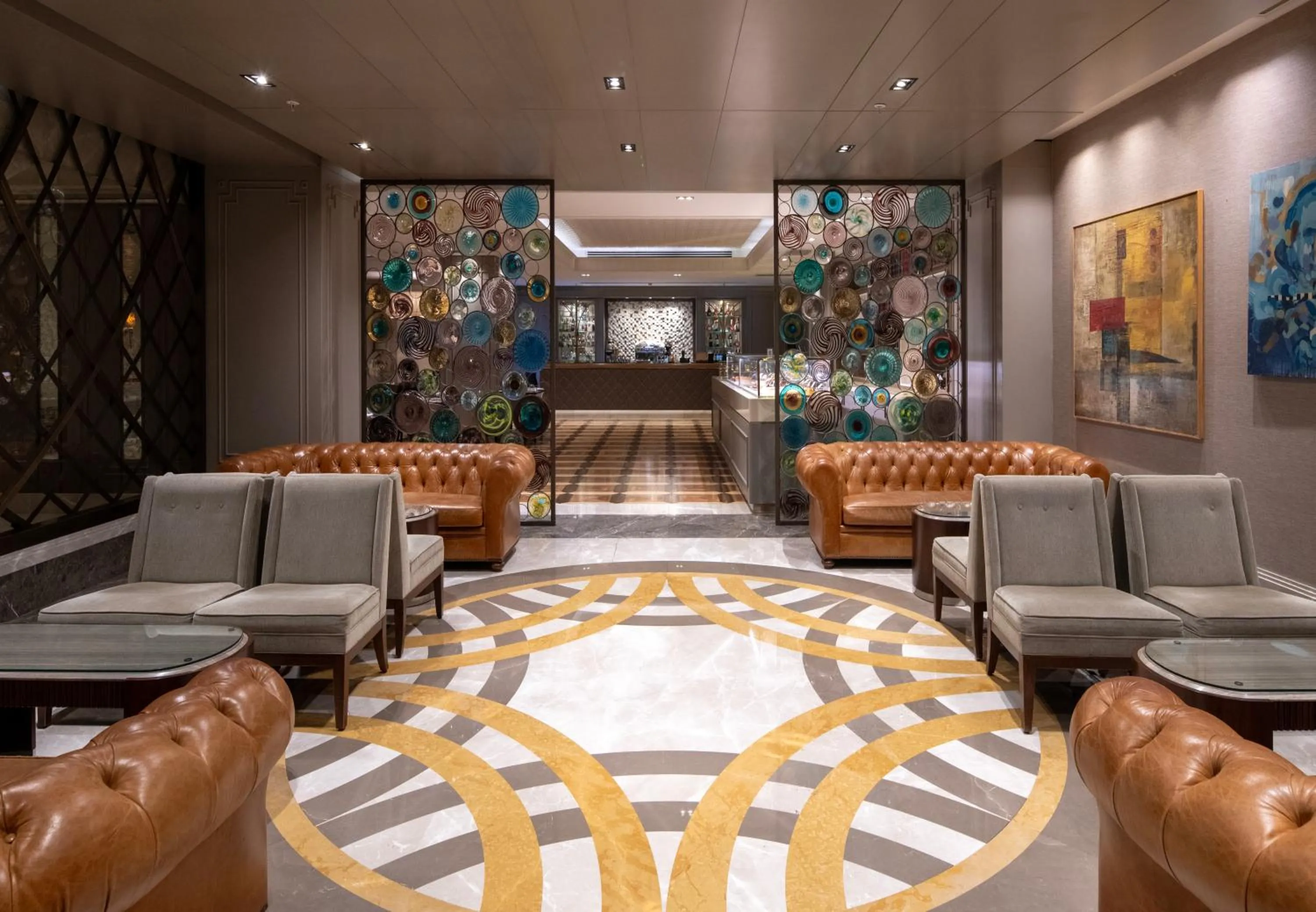 Seating area in Windsor Hotel & Convention Center Istanbul