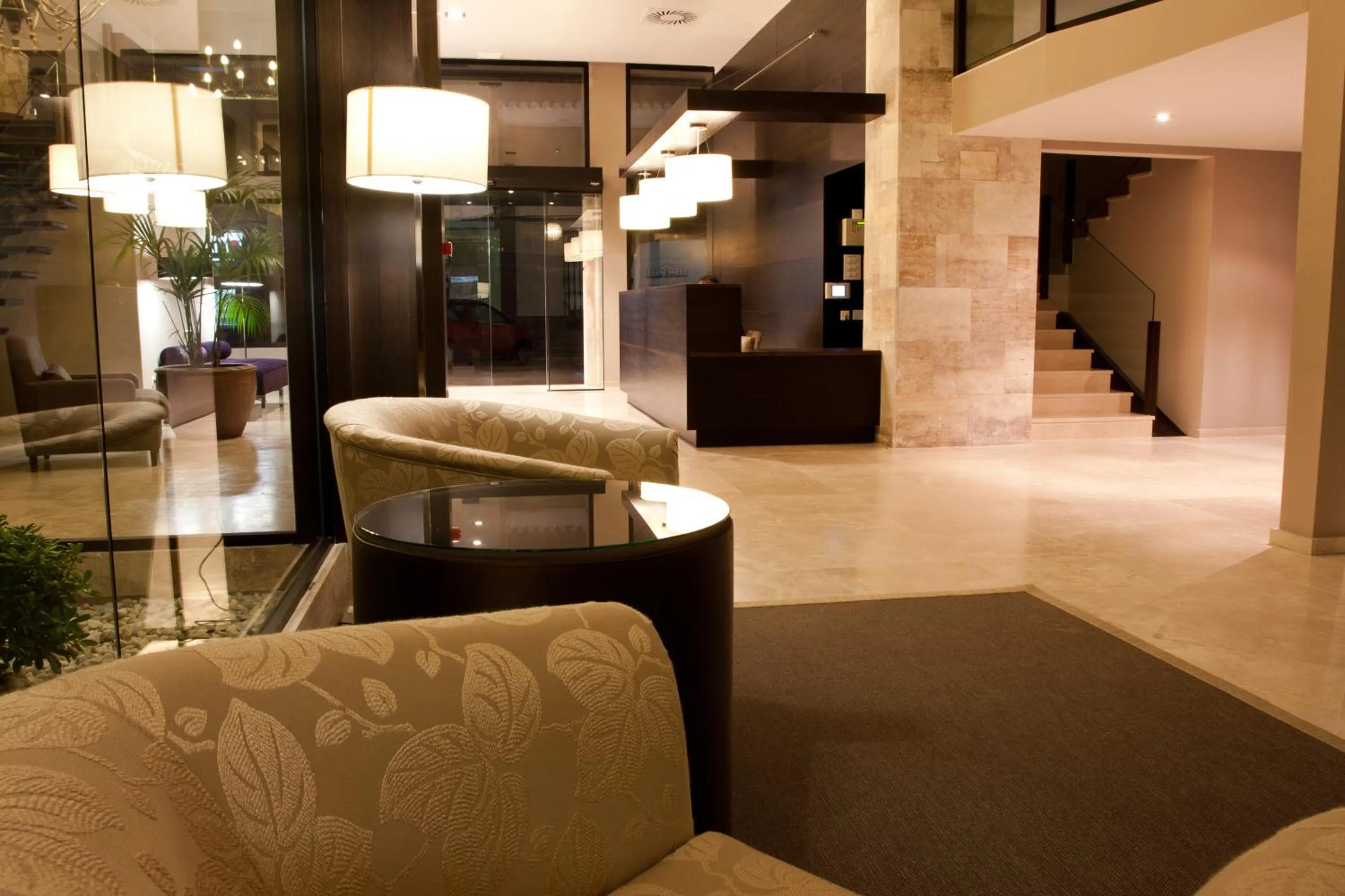 Lobby or reception in Hotel Paloma