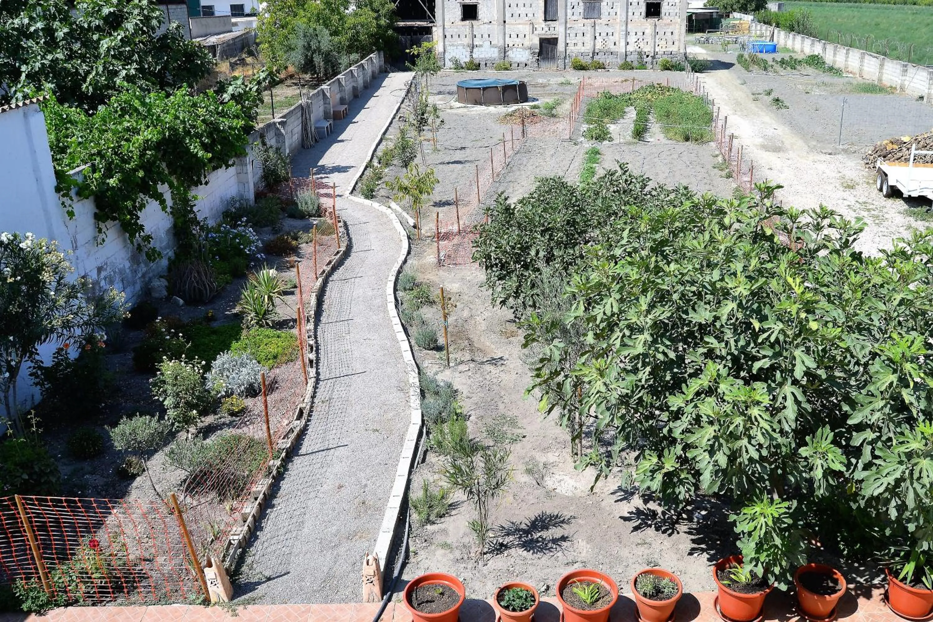 Garden in Casa de Mar y Kanela 17 km Granada