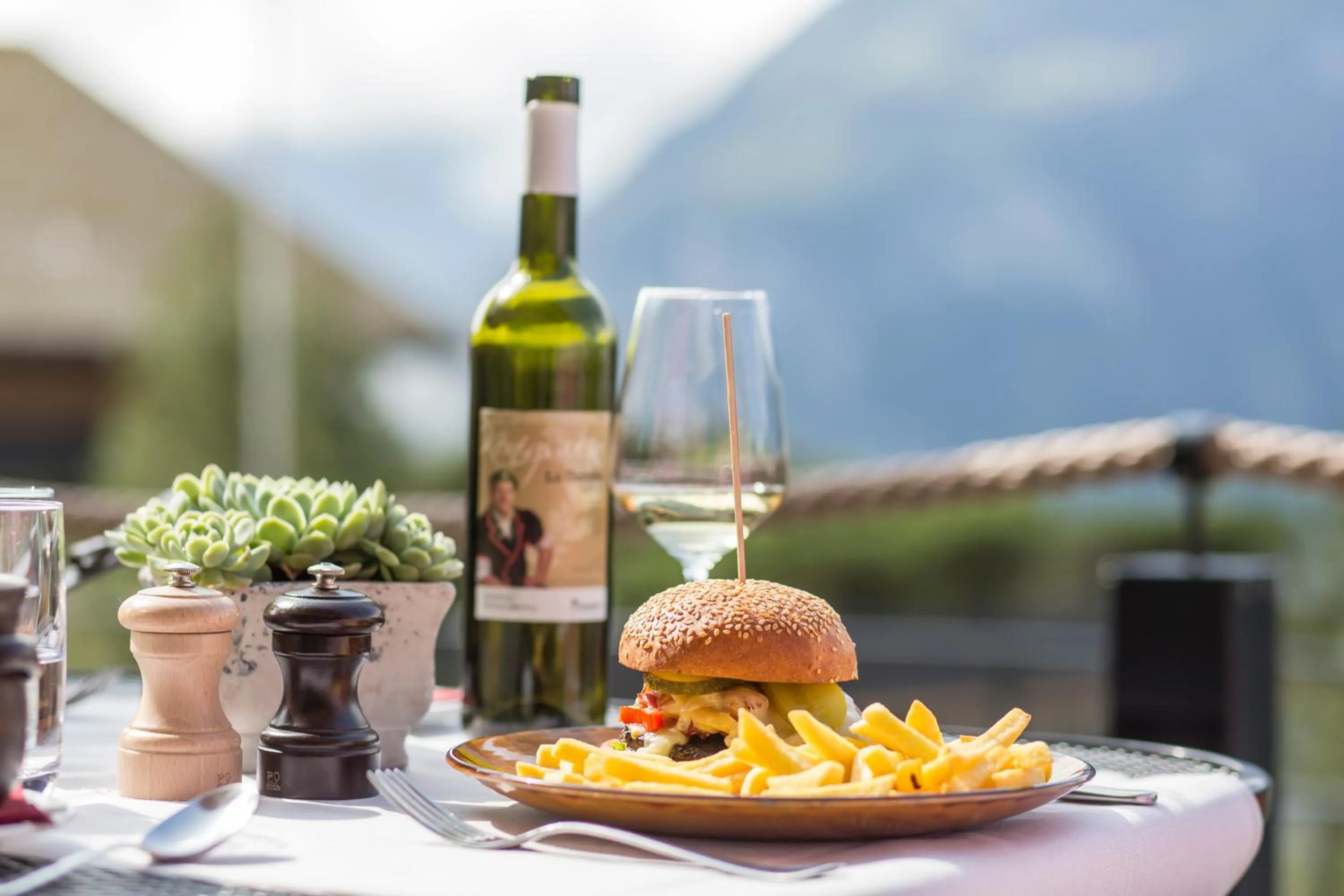 Food and drinks in Hotel Reuti