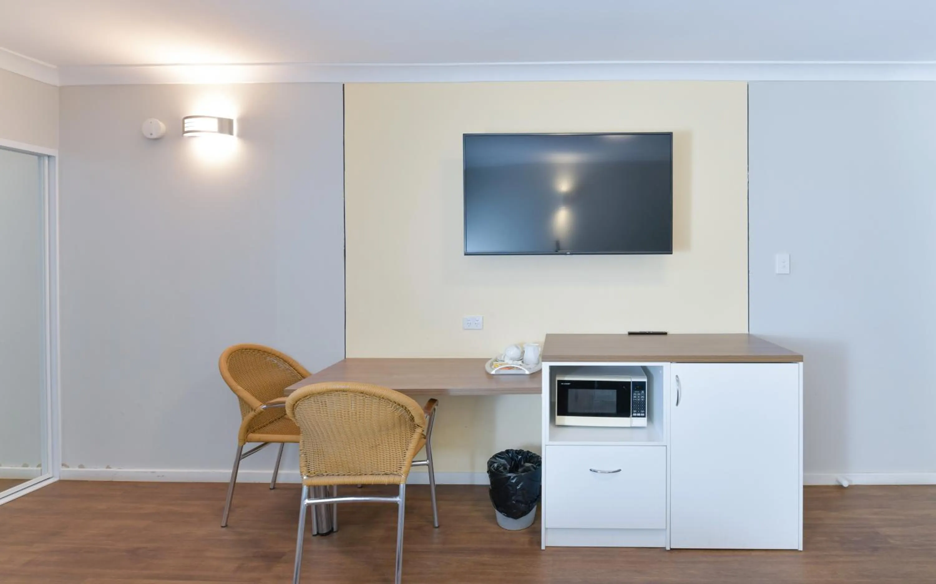 Seating area in Platinum Motel