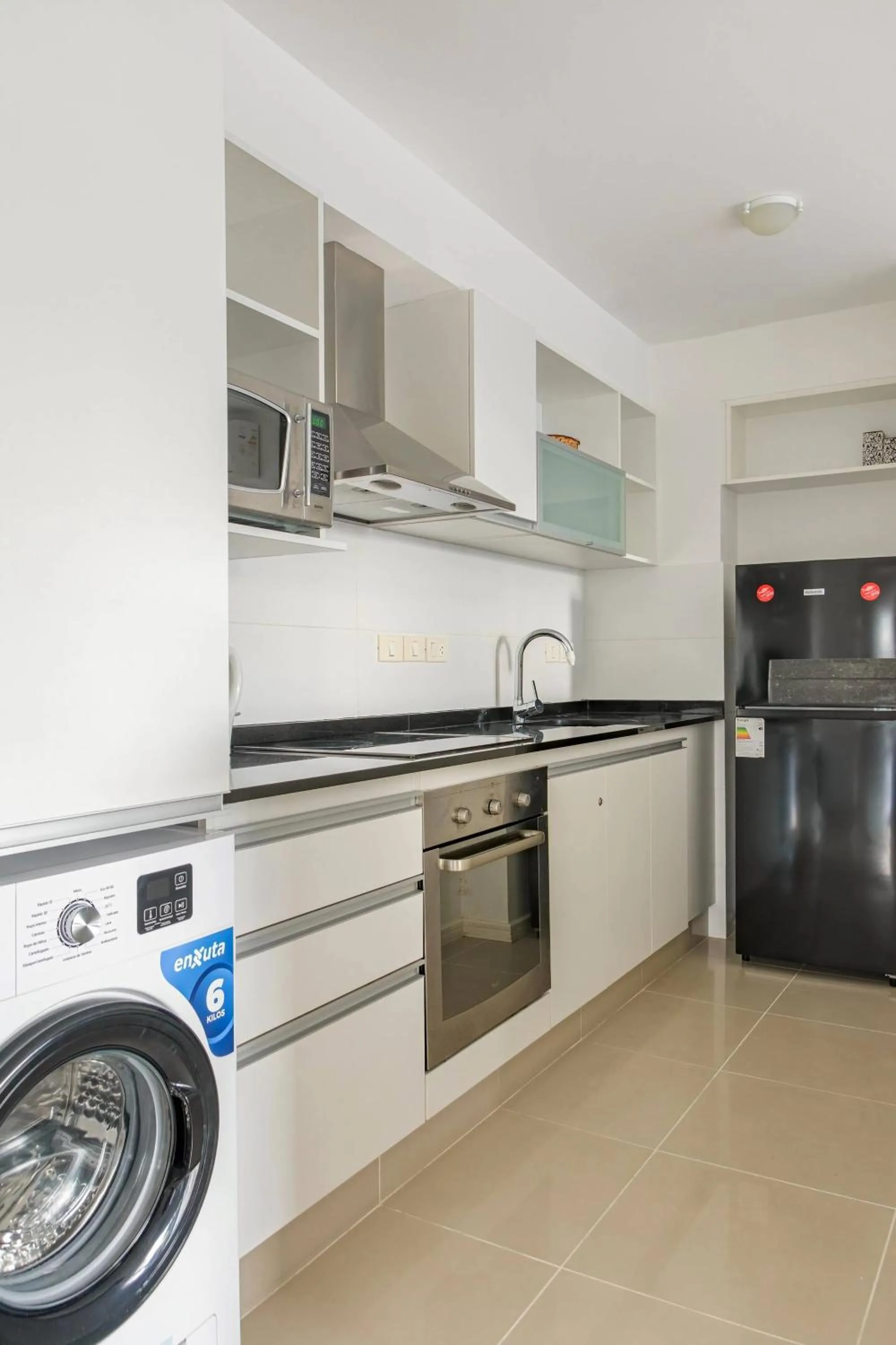 Kitchen or kitchenette in Jamaica Punta del Este Hotel & Residence