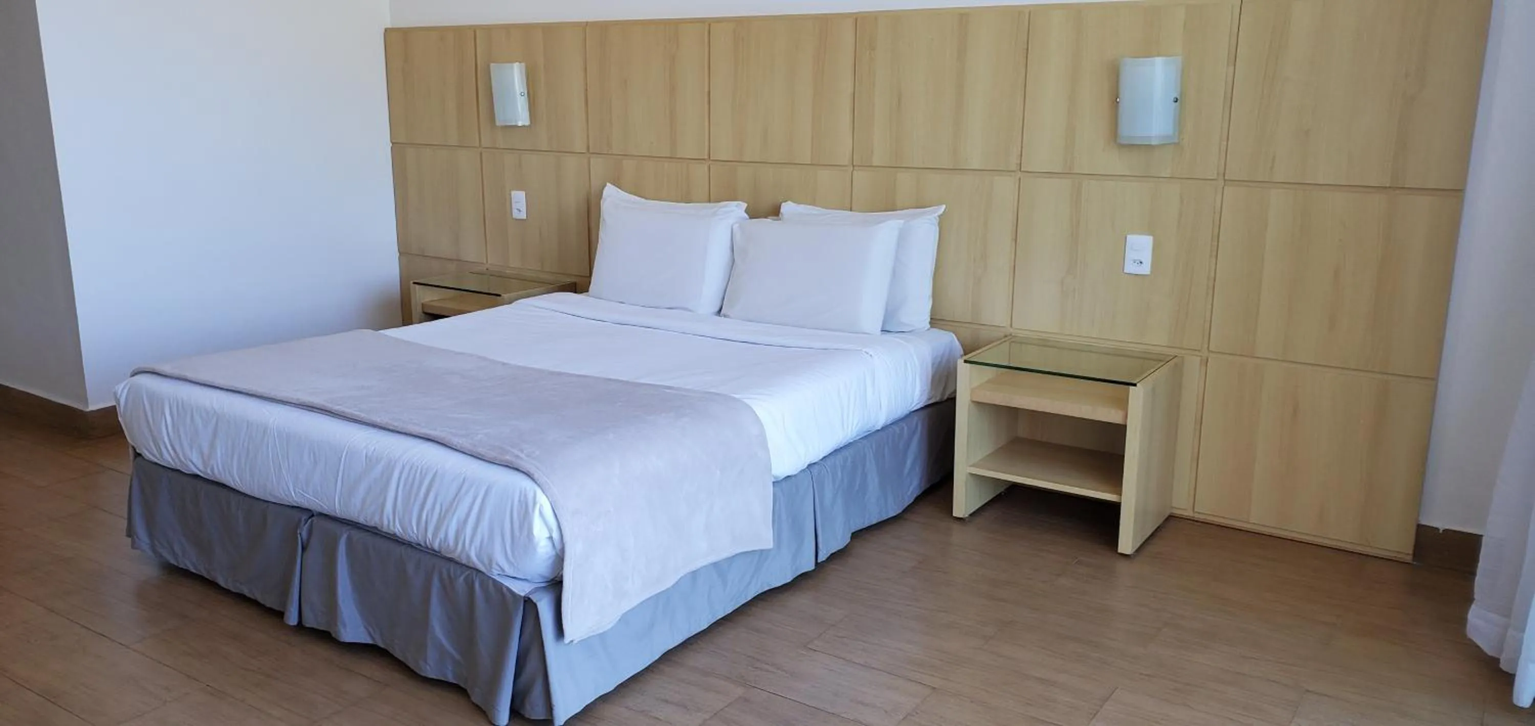 Bed in Atlantico Sul Hotel