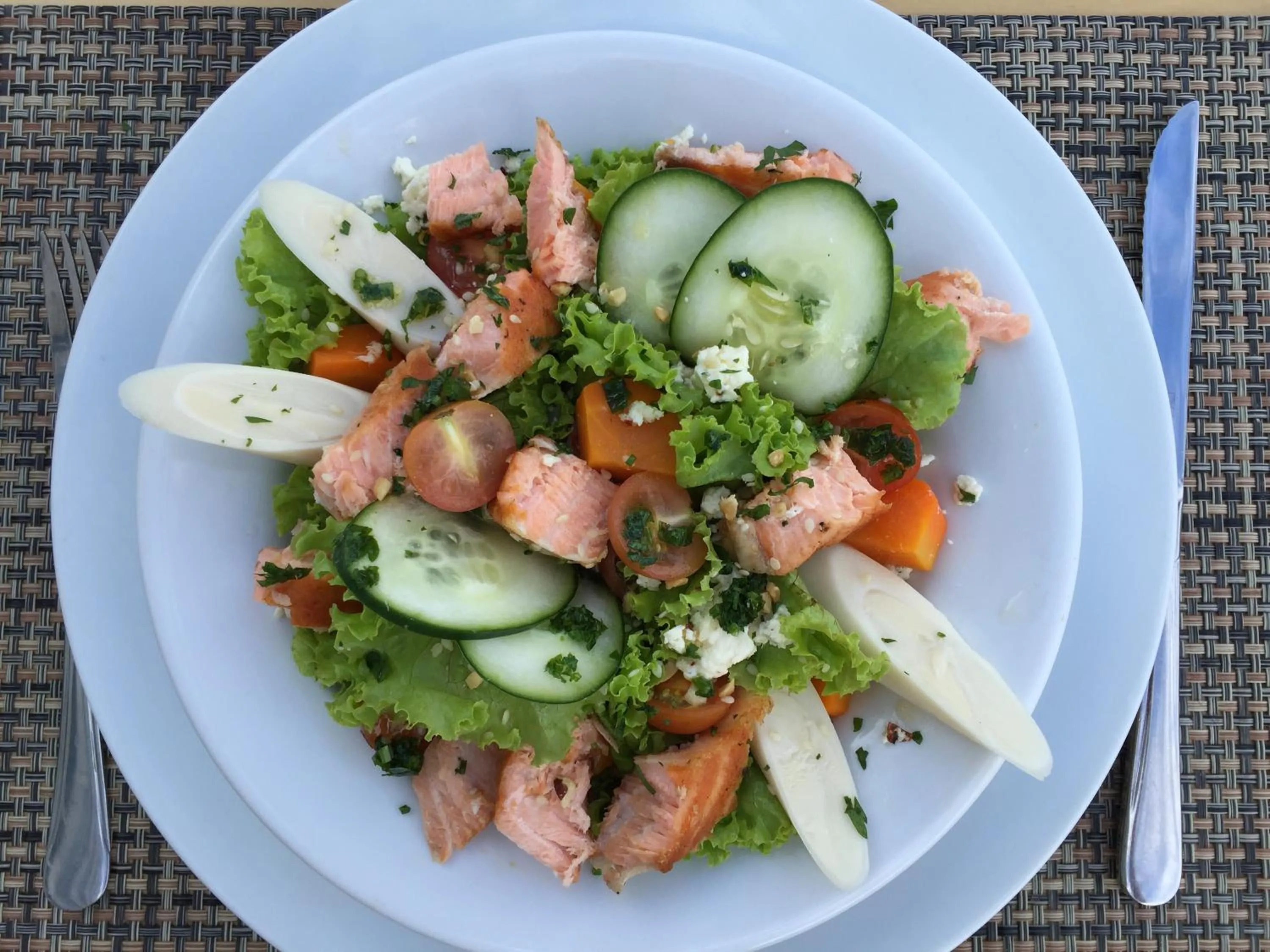 Food close-up in Atlantico Sul Hotel