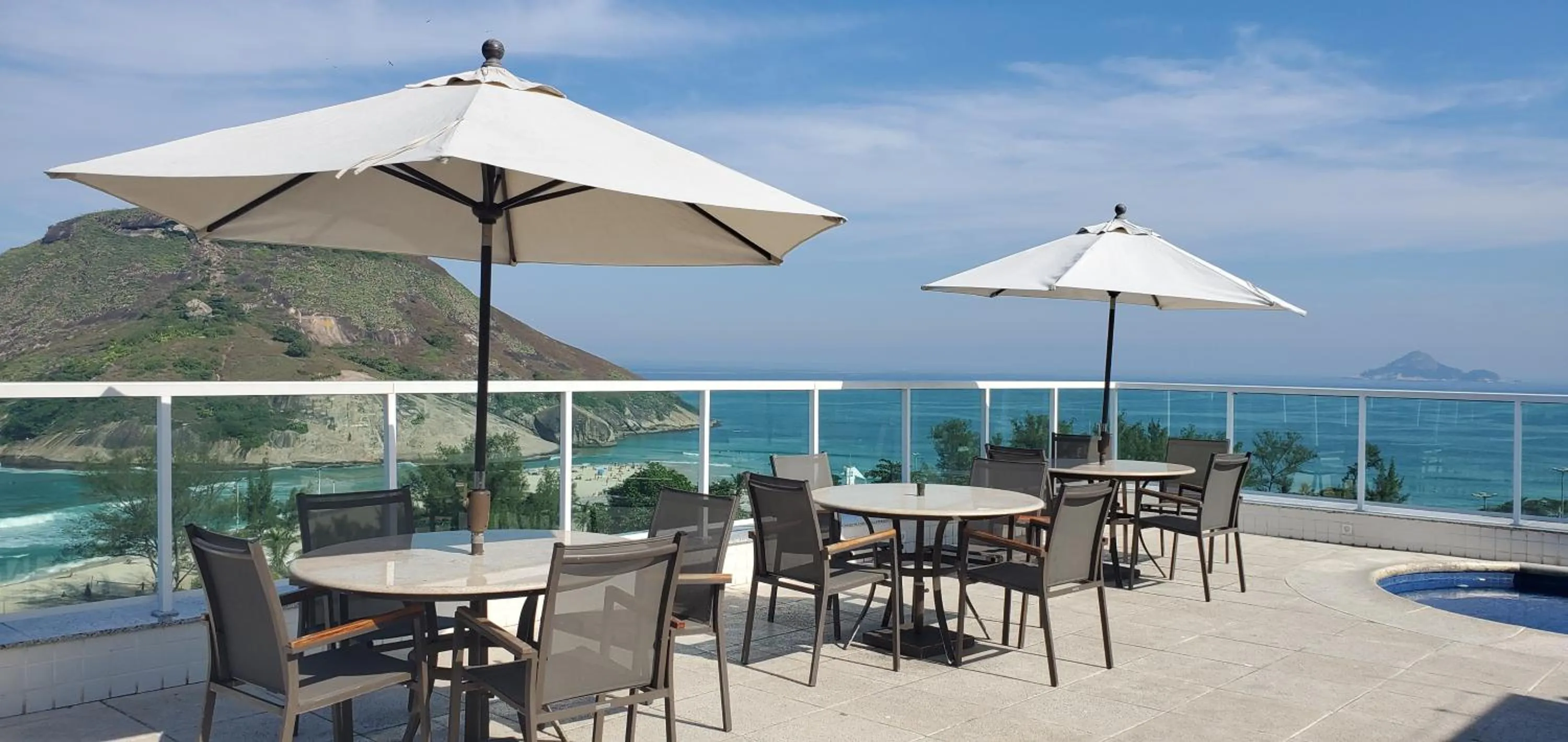 Balcony/Terrace in Atlantico Sul Hotel