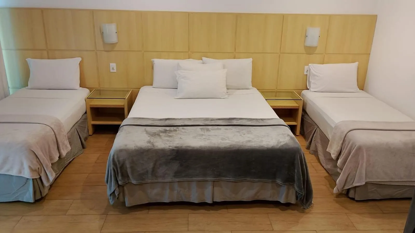Bed in Atlantico Sul Hotel