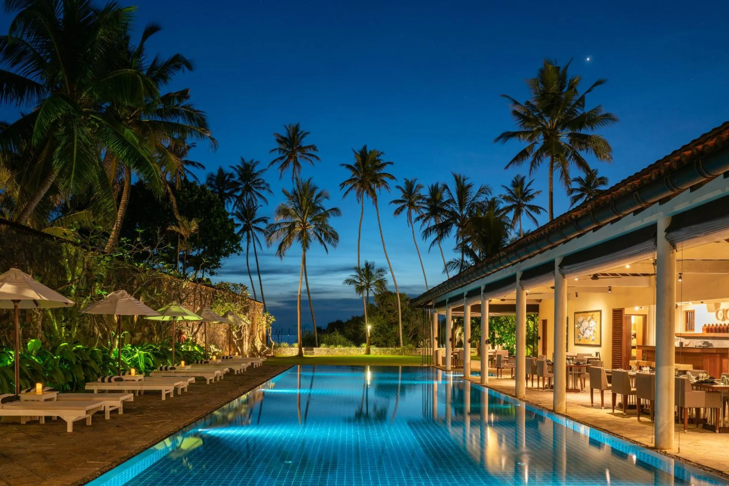 Pool view in Taru Villas The Long House - Bentota