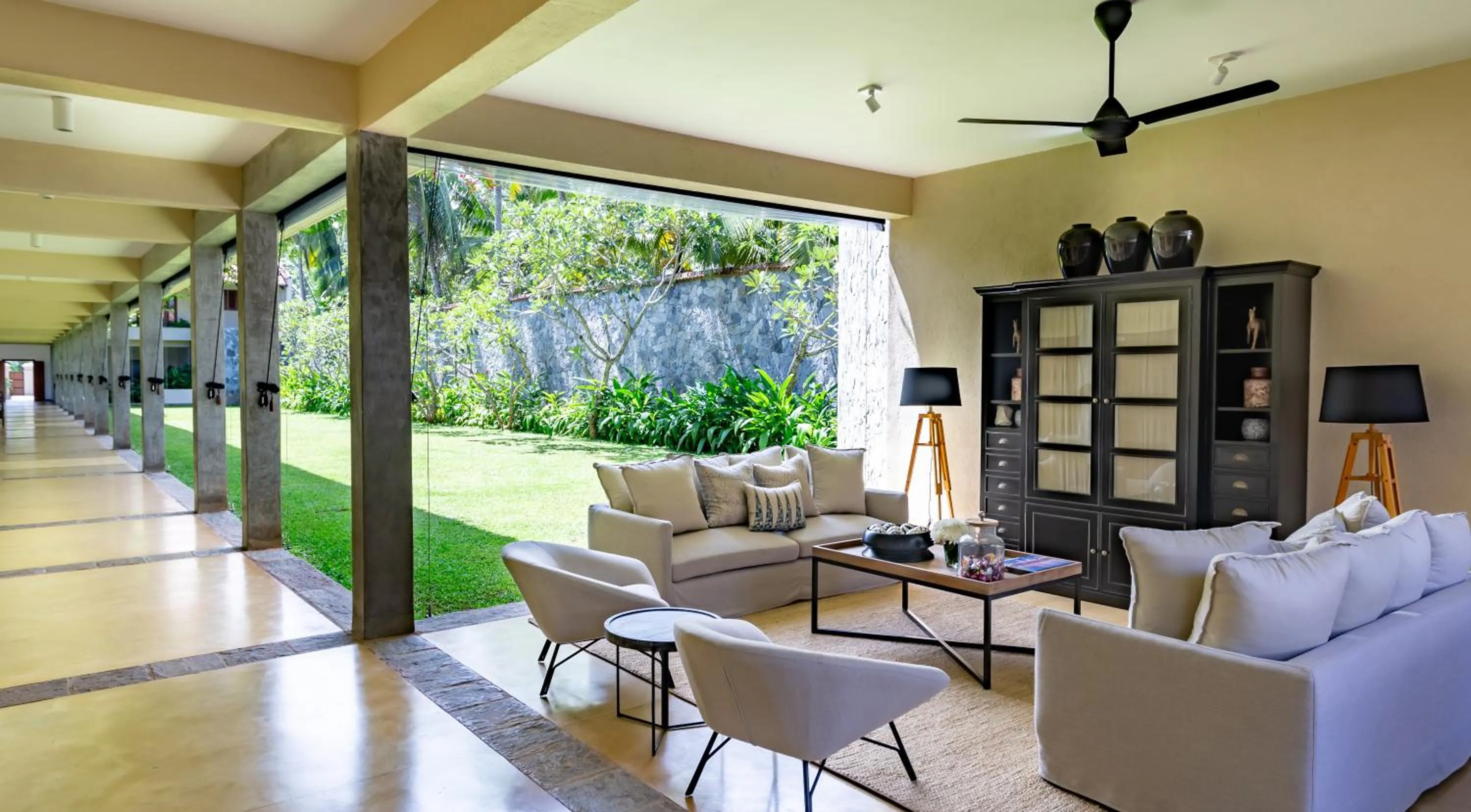 Living room in Taru Villas The Long House - Bentota