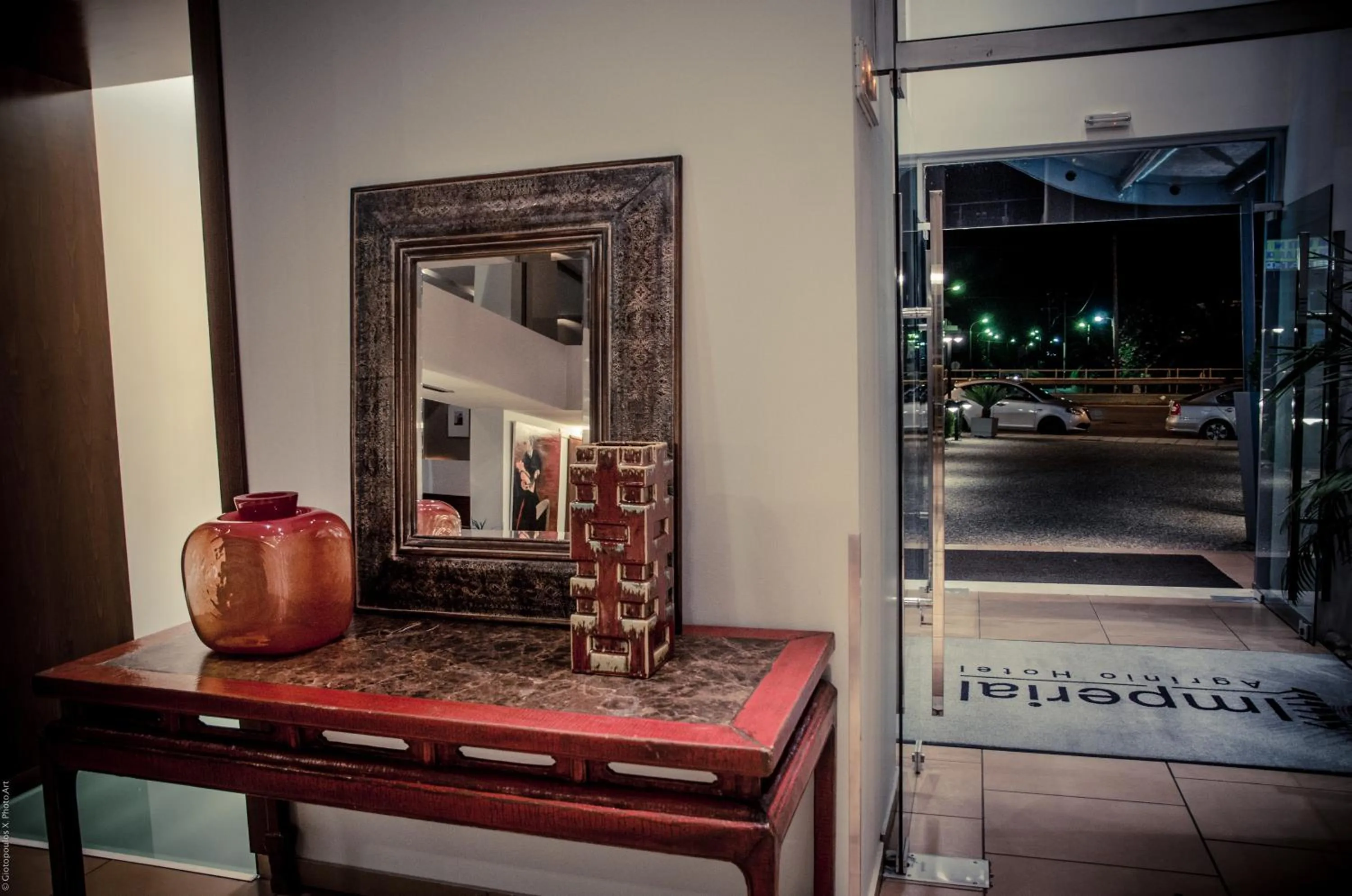 Decorative detail in Agrinio Imperial Hotel