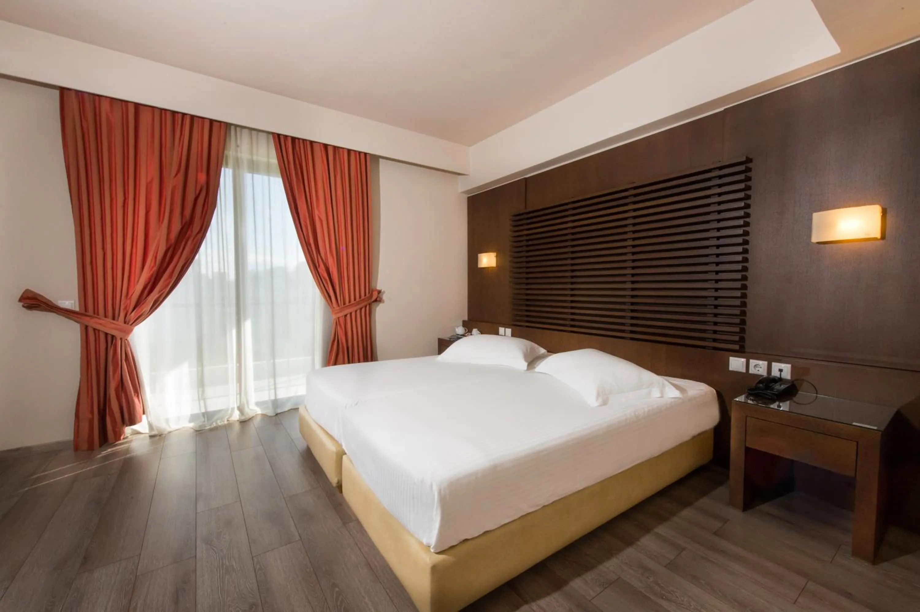 Bed in Agrinio Imperial Hotel