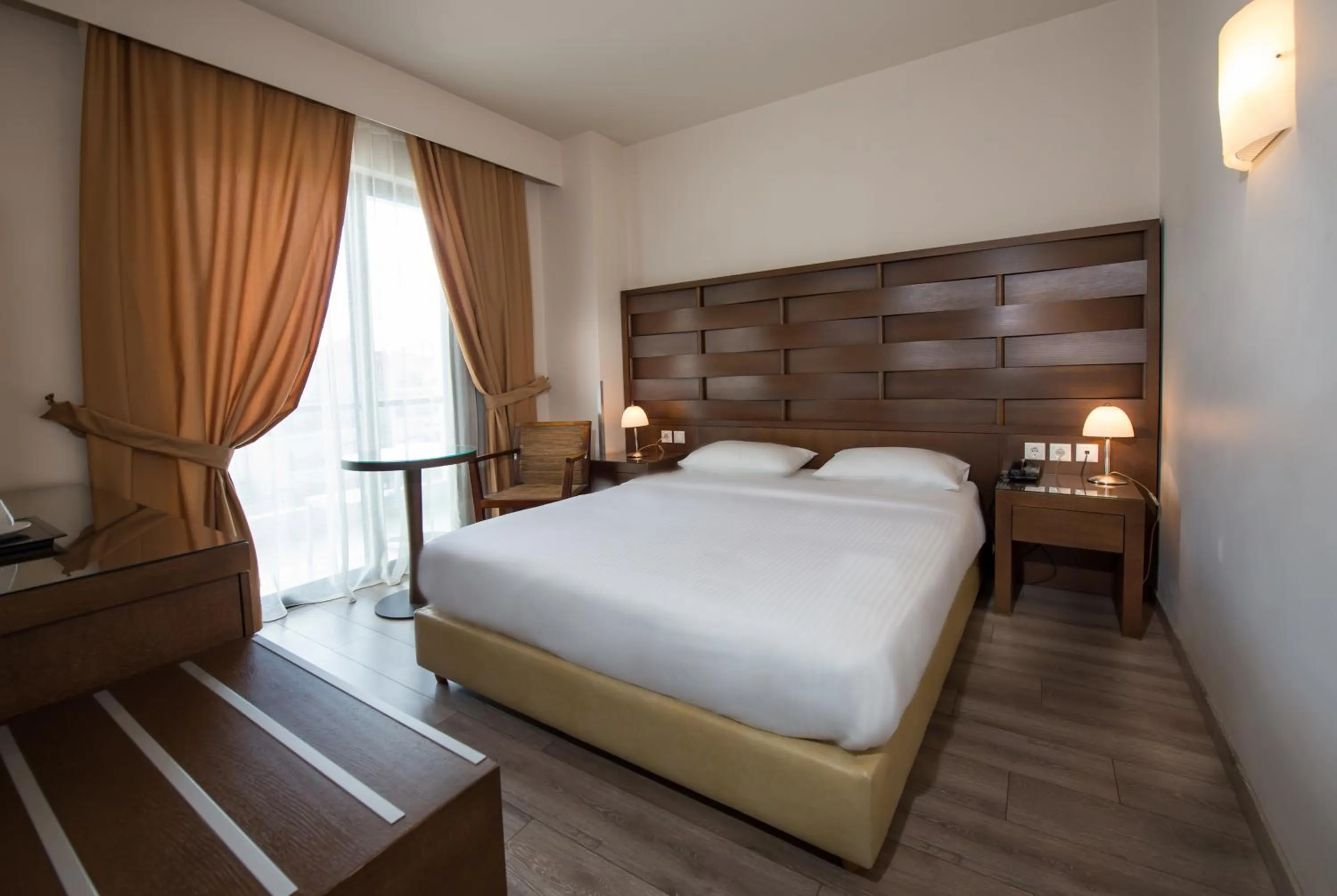 Bed in Agrinio Imperial Hotel