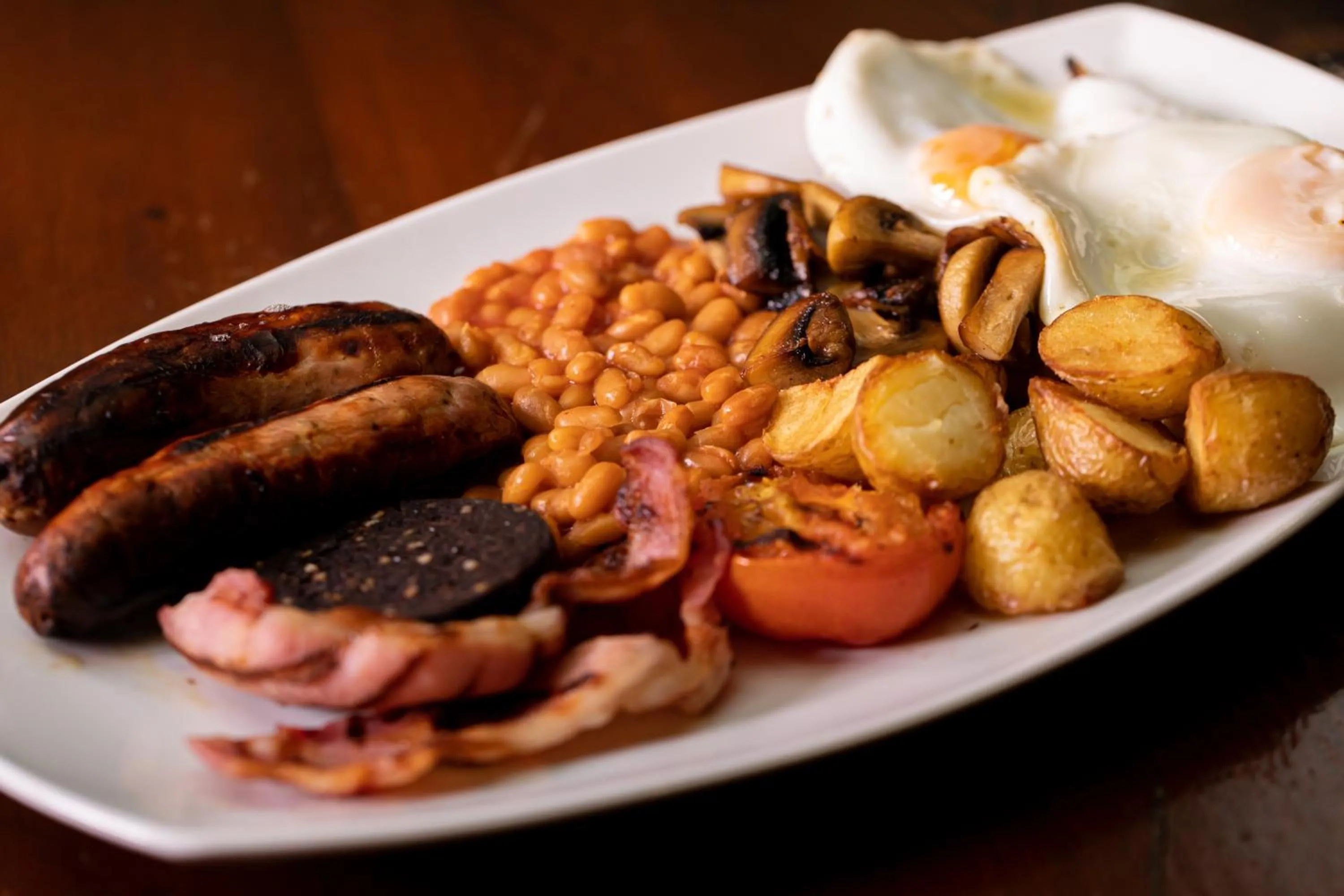 Food in The George & Horn near Newbury