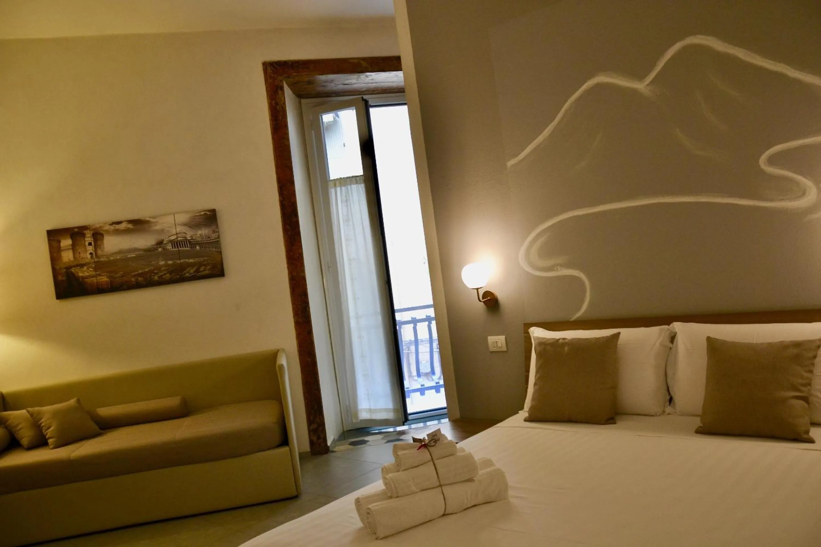 Bedroom, Bed in Vicoli di Napoli B&B