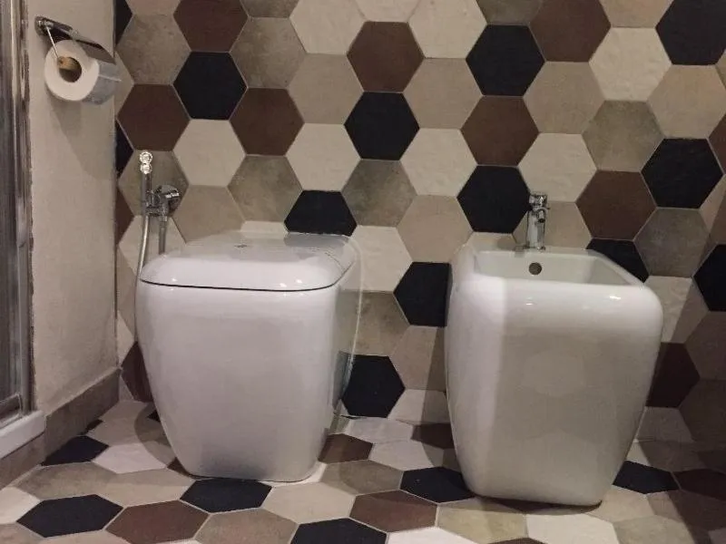 Bathroom in Vicoli di Napoli B&B