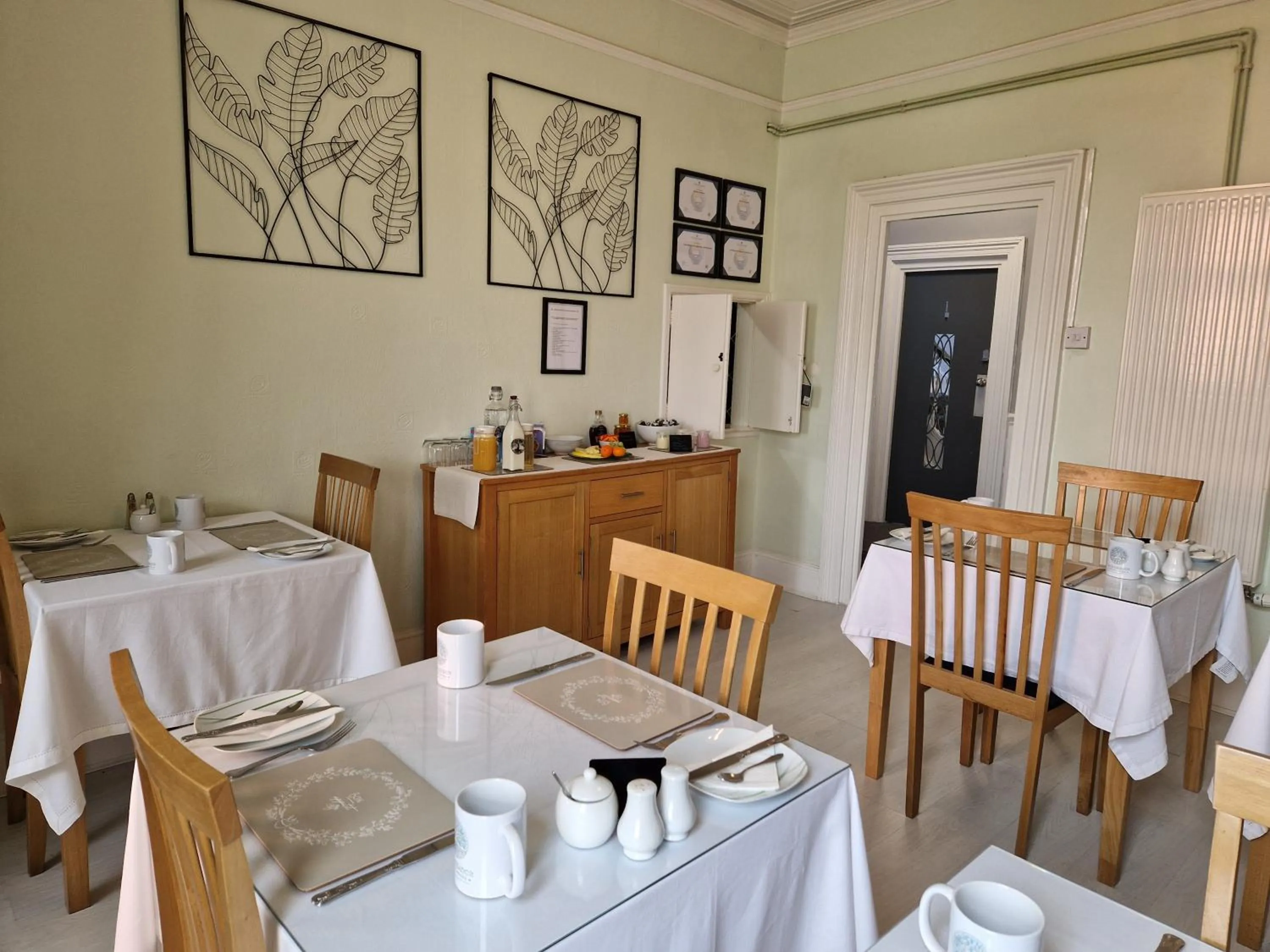 Dining area in Ambassador Guest House