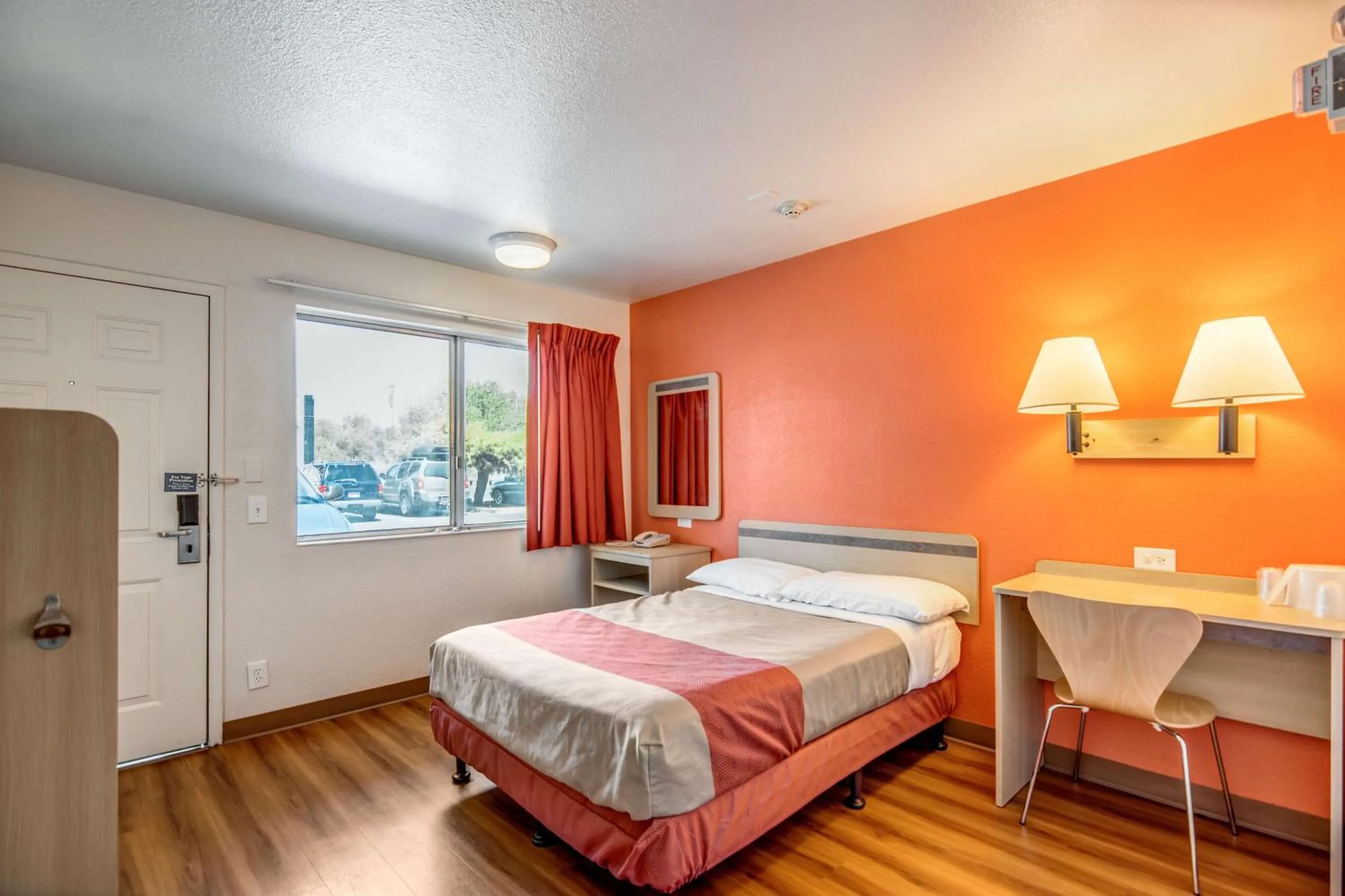 Bedroom, Bed in Motel 6-Tracy, CA